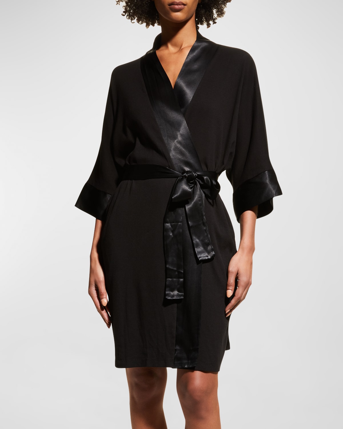 Black Silk Robe Neiman Marcus