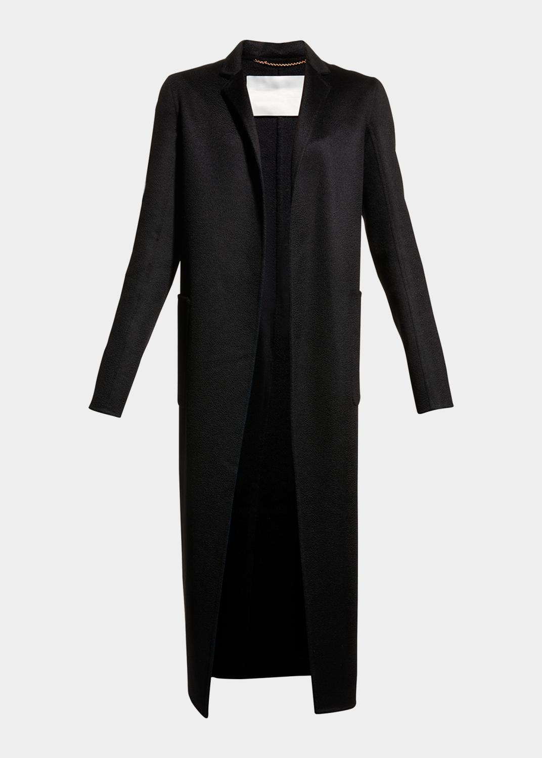 Adam Lippes Zibelline Open-Front Cashmere Midi Coat
