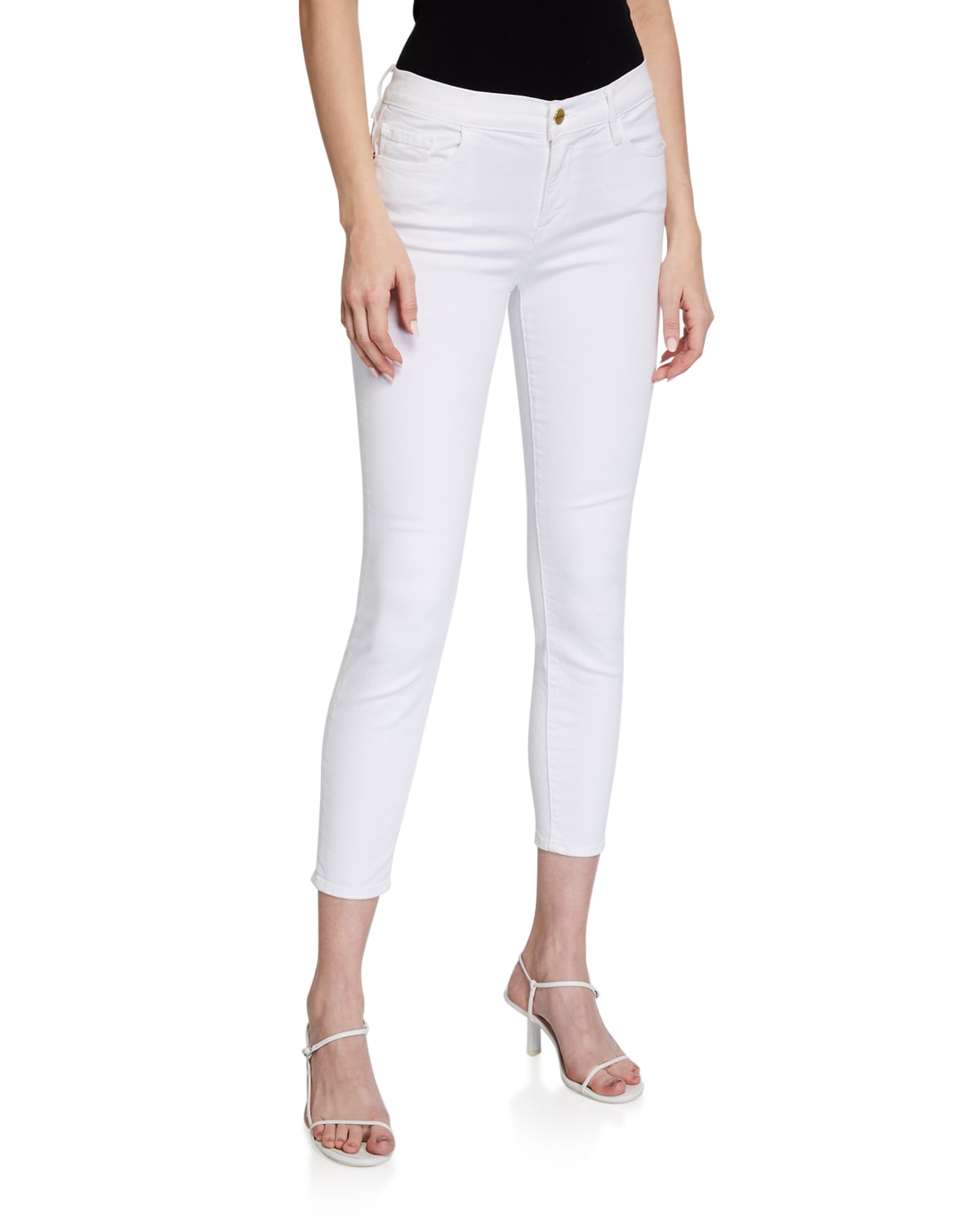 FRAME Le Color Cropped Skinny Jeans