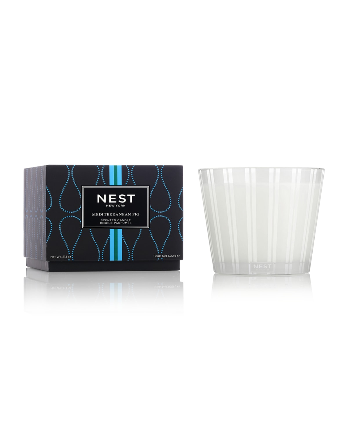 NEST New York Vanilla Orchid & Almond 3 Wick Candle, 21.2 oz./ 600 g