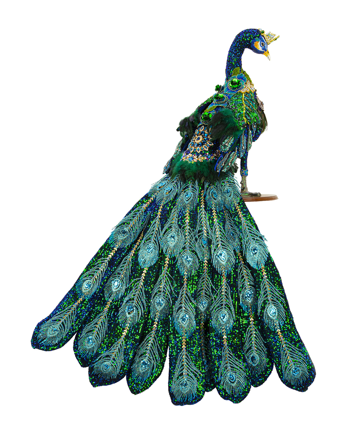 Mark Roberts Jeweled Peacock Collectible Figurine
