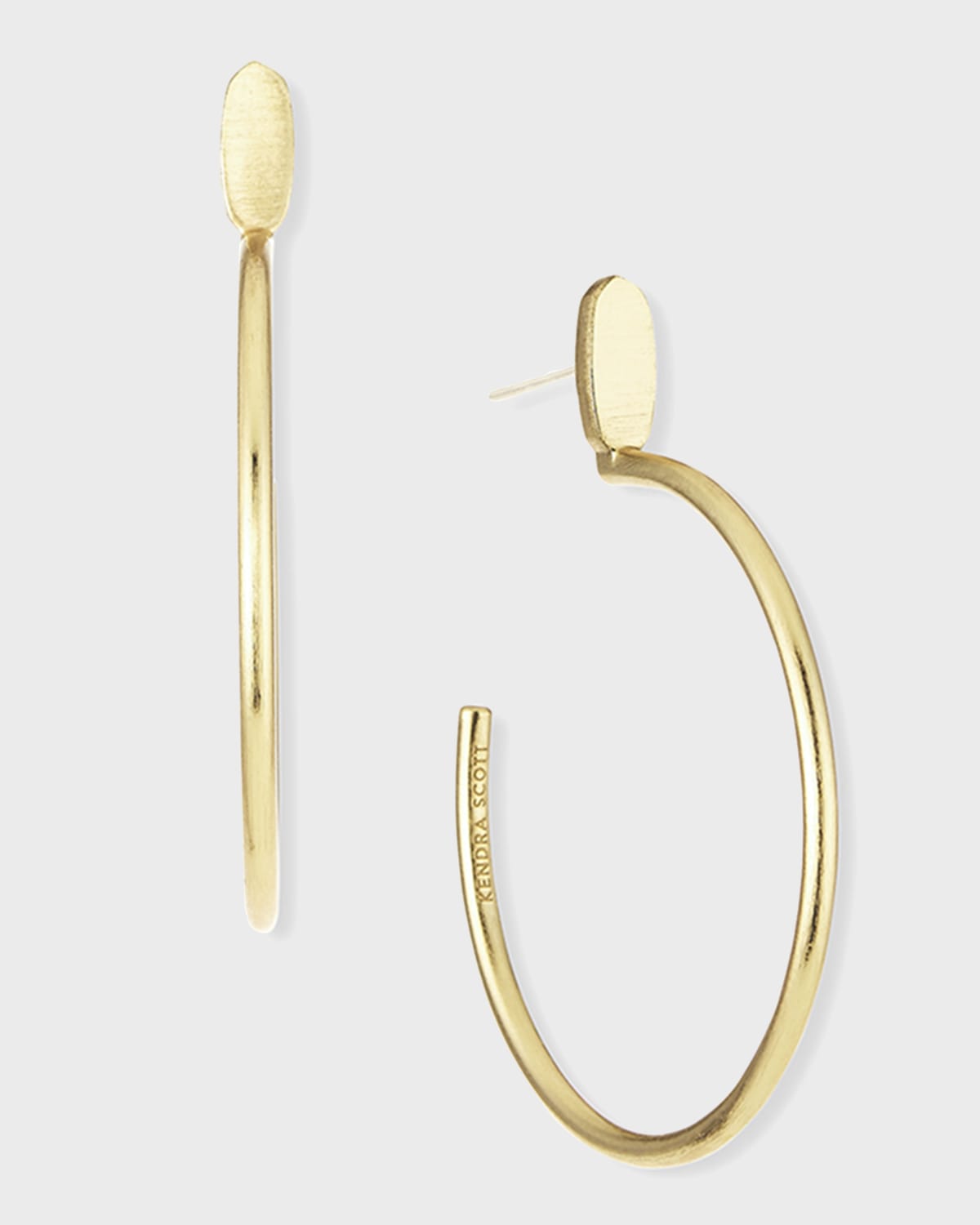 Contemporary Gold Hoop Earrings Neiman Marcus