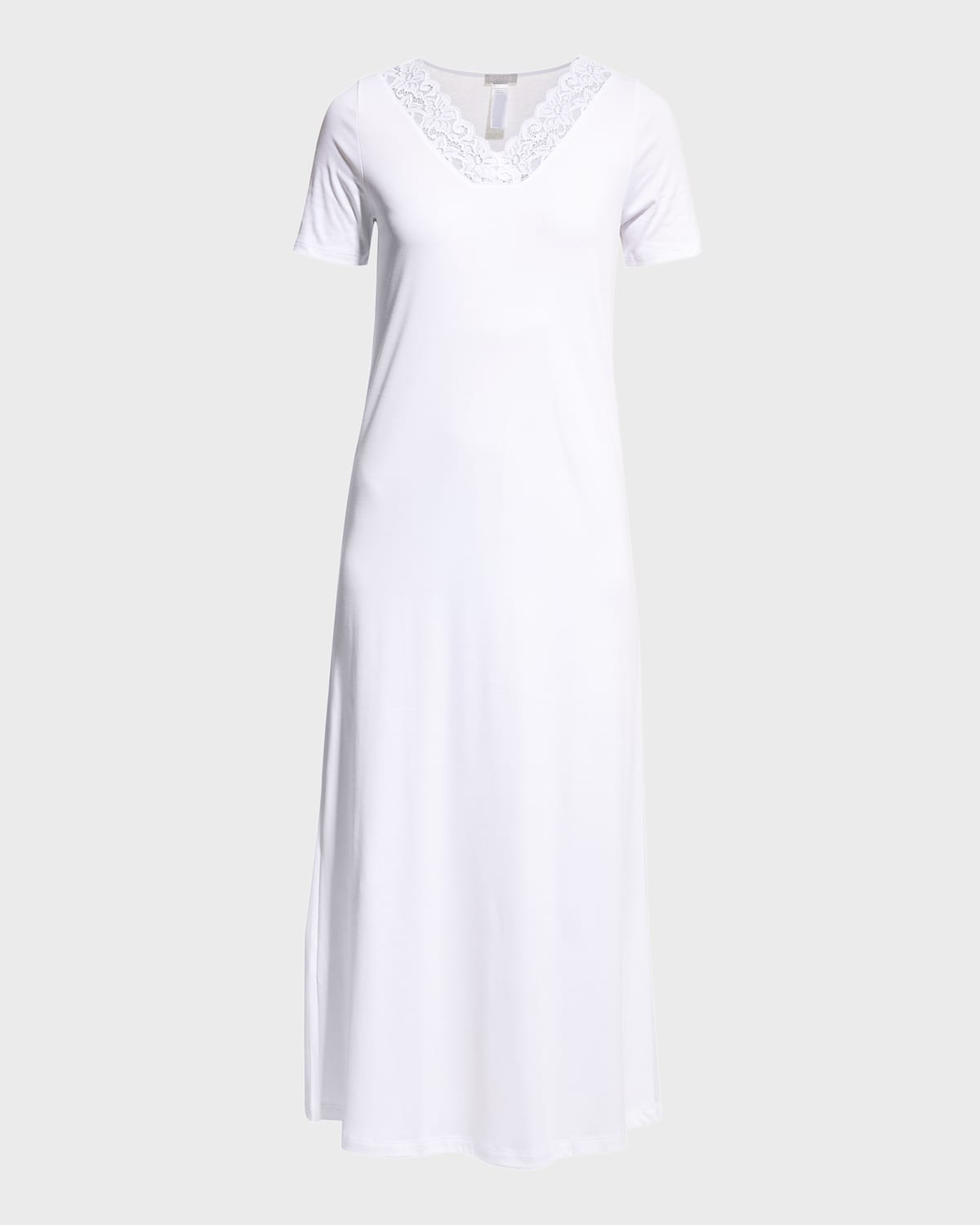 short sleeve long night gown