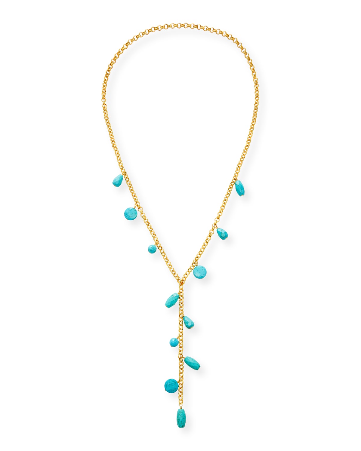Gold Turquoise Necklace Neiman Marcus