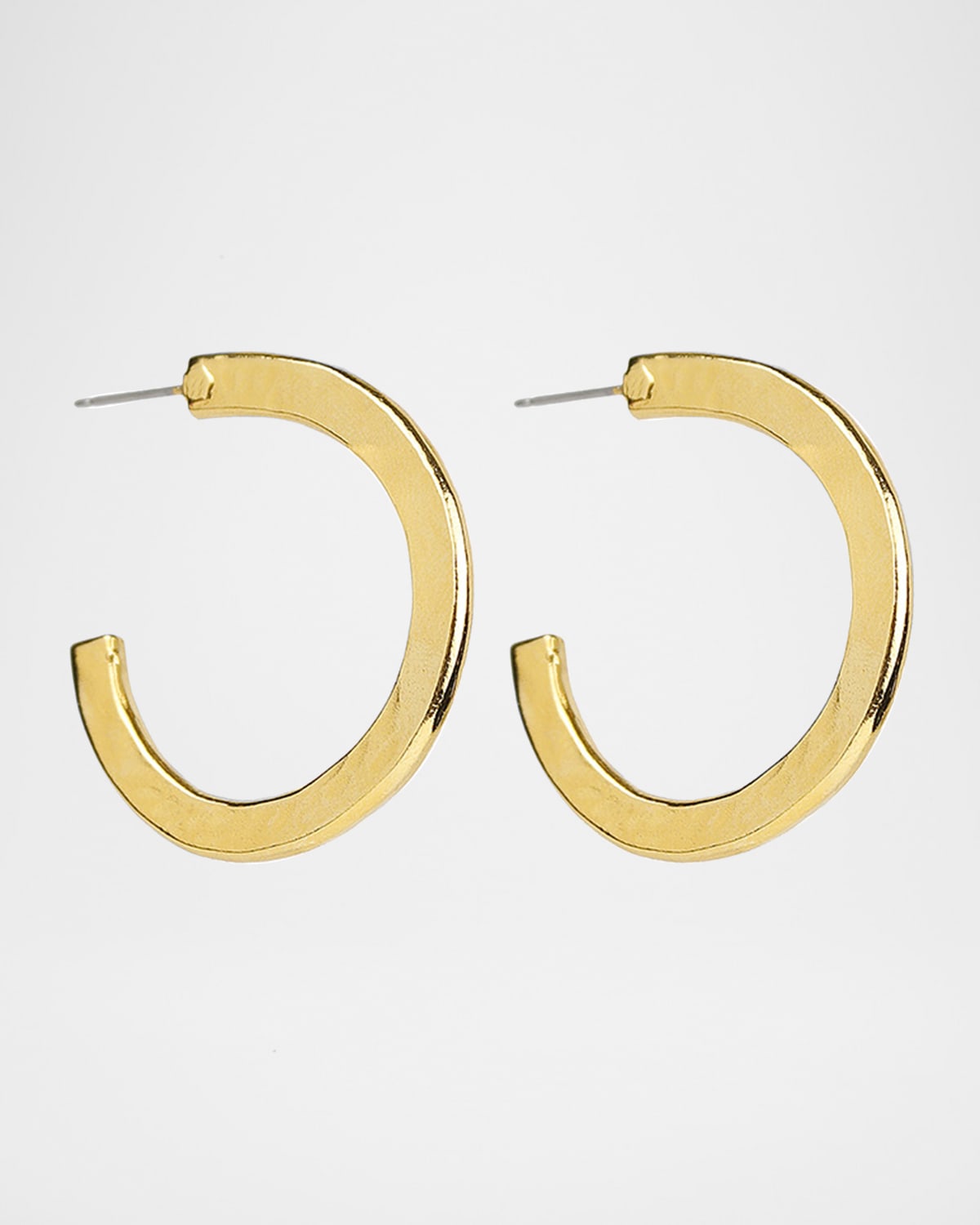 Ben-Amun Flat Hoop Earrings