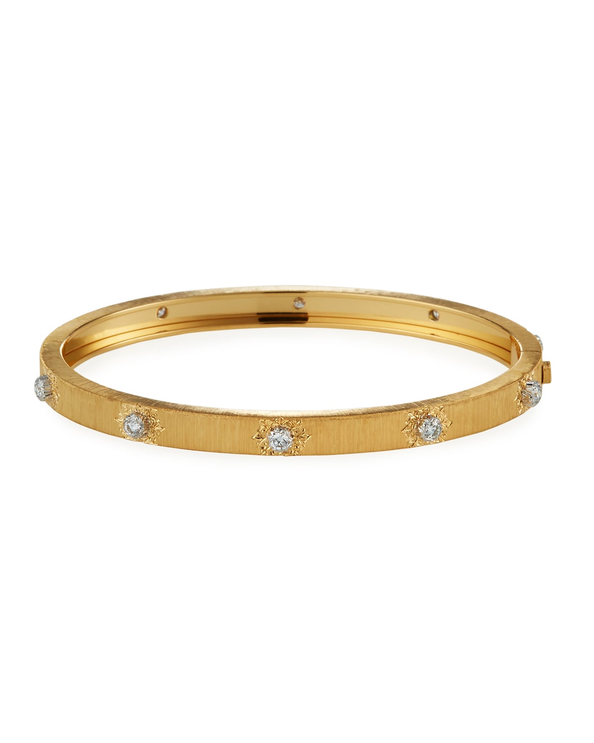 Dominique Cohen 14k Gold Baguette-Diamond Halfway Ring, Size 7 | Neiman ...