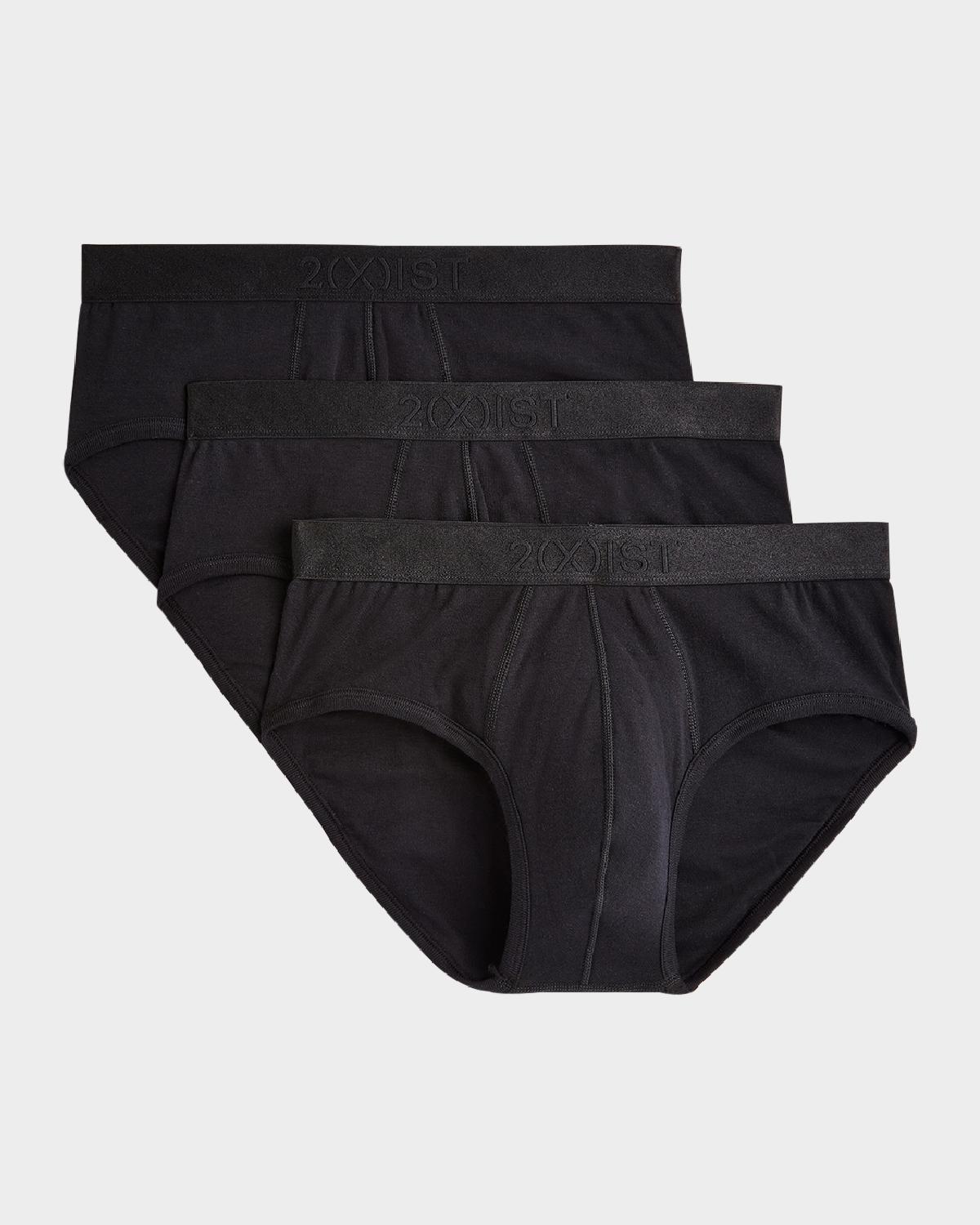 2XIST Men's 3-Pack Pima Cotton Contour Pouch Briefs
