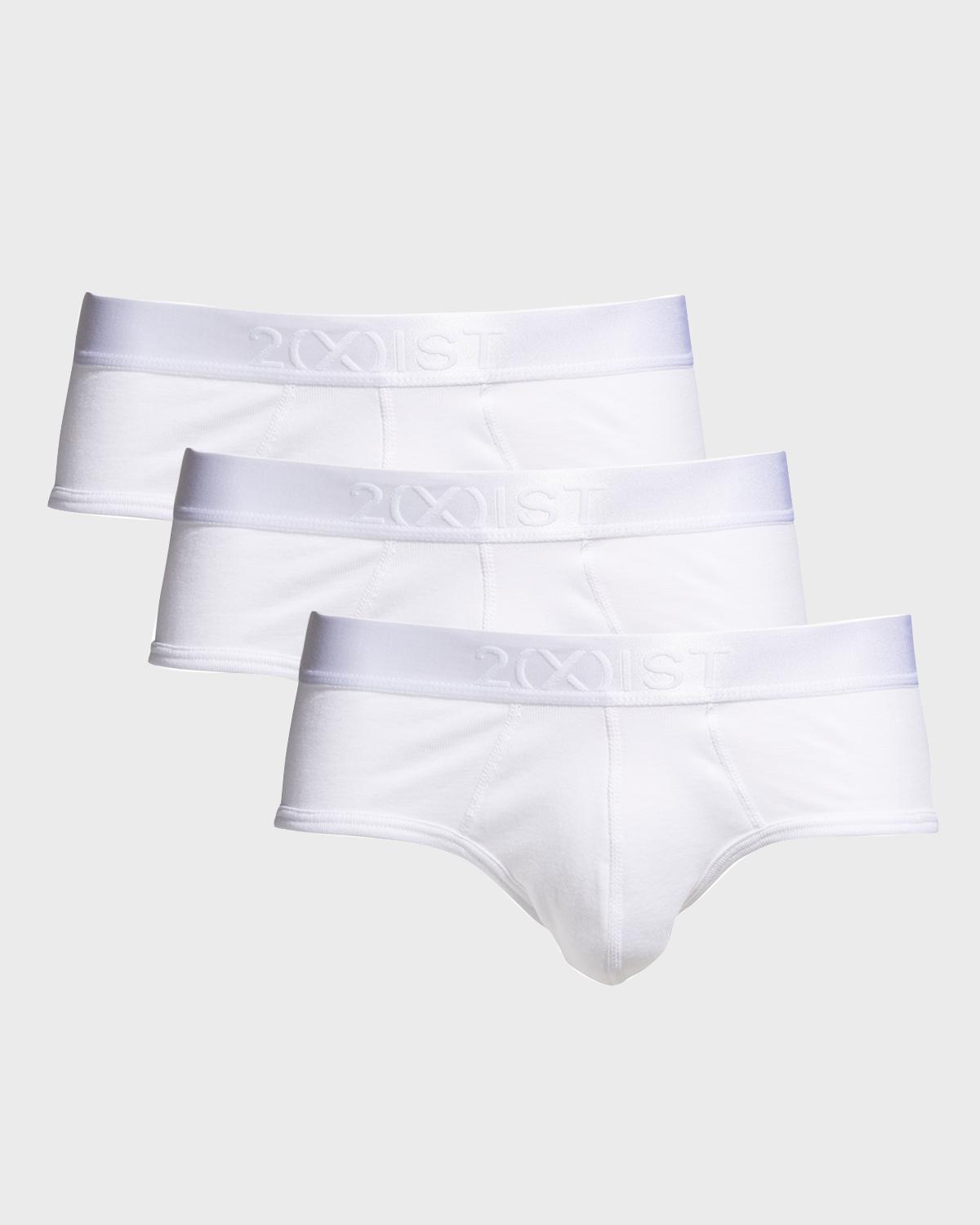 2XIST Men's 3-Pack Pima Cotton Contour Pouch Briefs