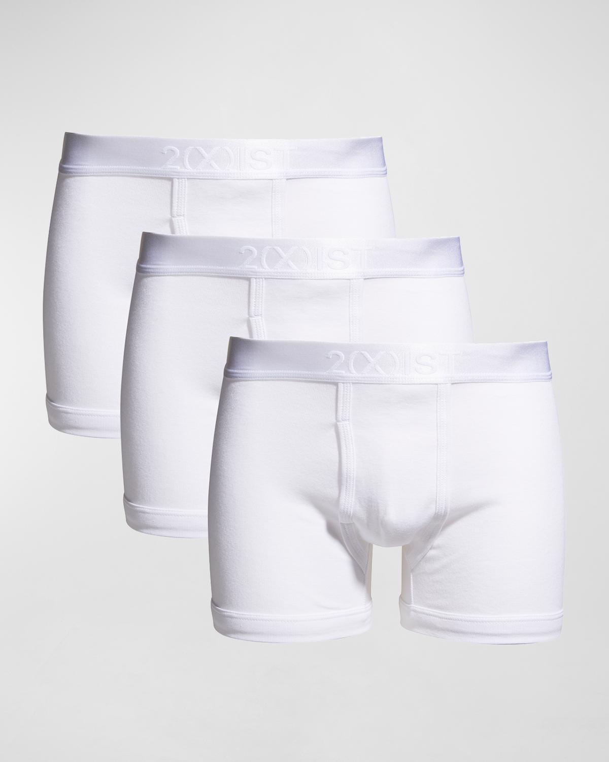 2XIST Men's 3-Pack Pima Cotton Boxer Briefs