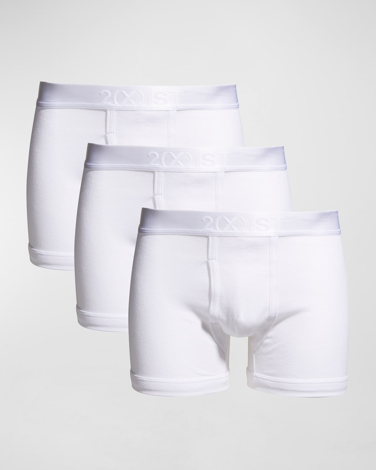 2Xist Men's 3-Pack Pima Cotton Boxer Briefs