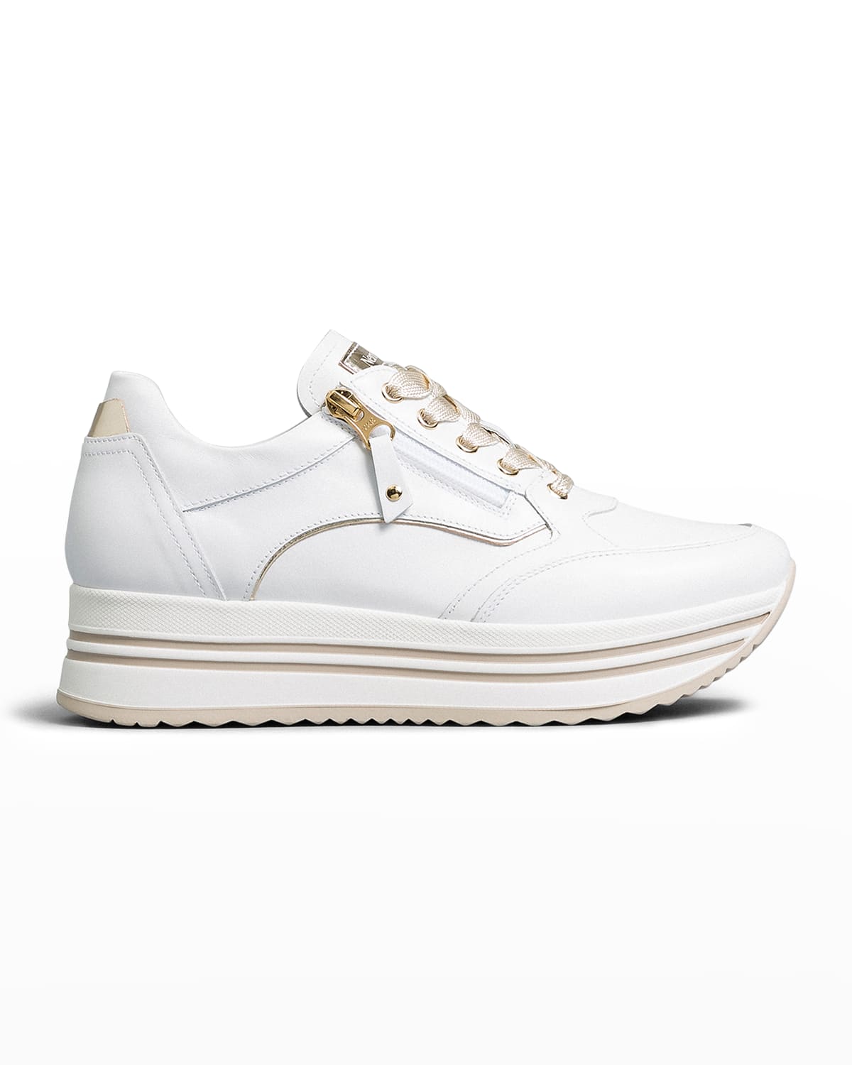 nerogiardini zipper platform sneakers