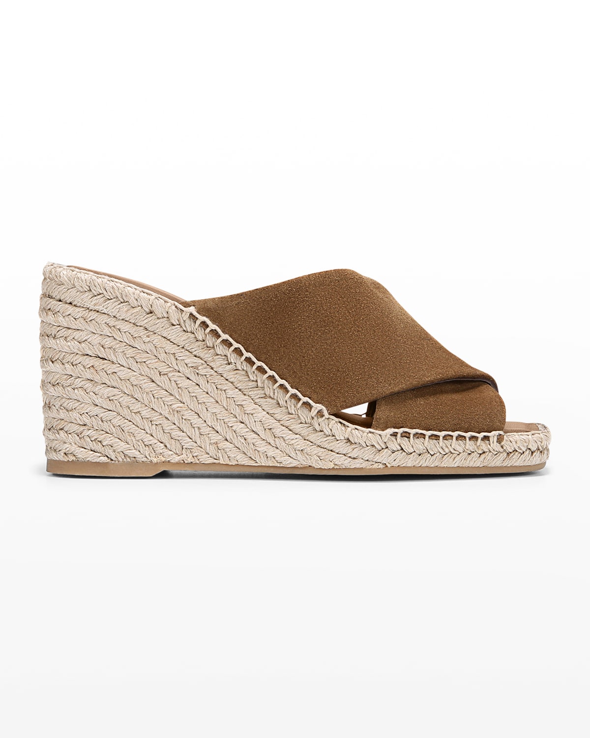 Vince Kai Wedge Suede Mules | Neiman Marcus