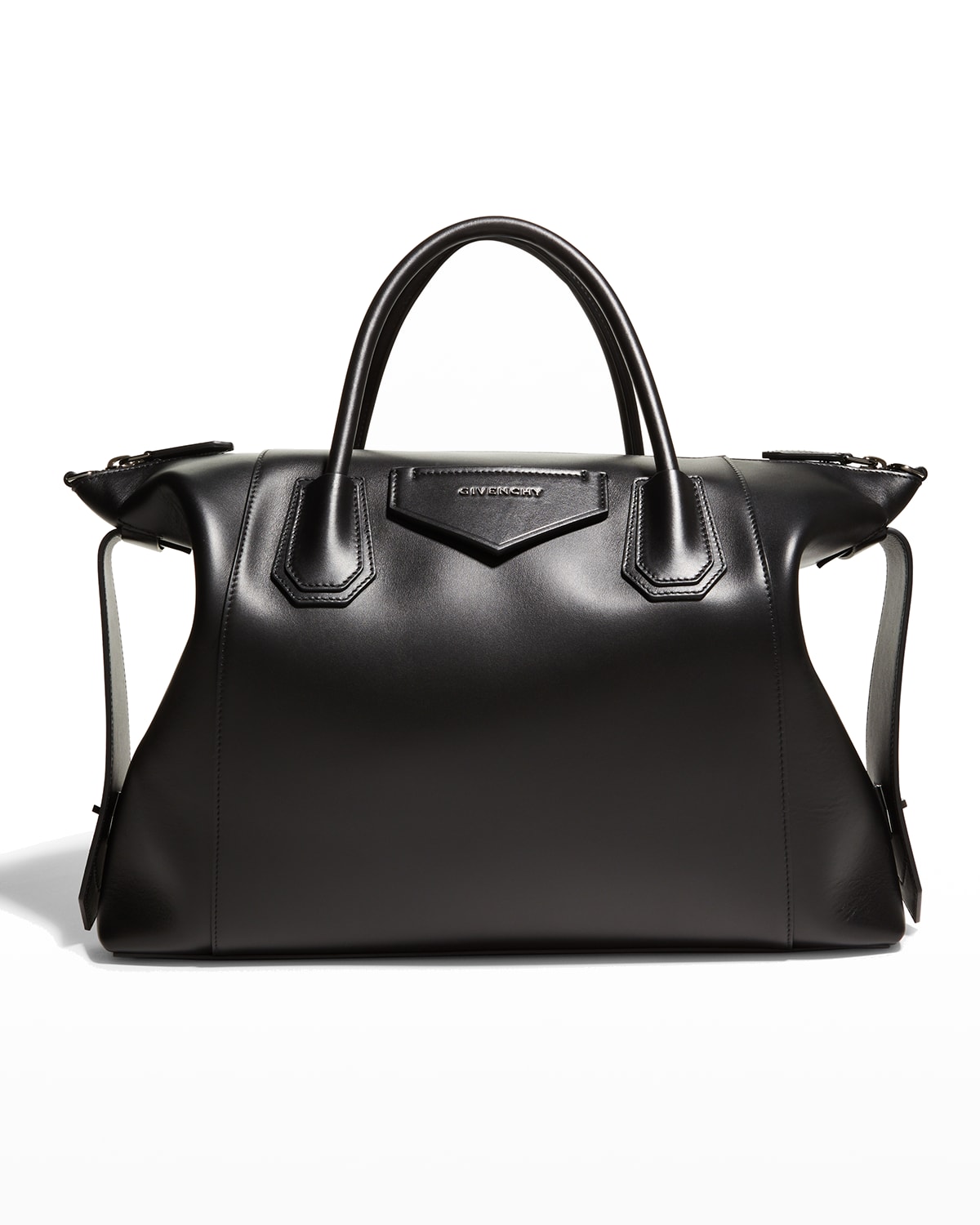 Givenchy Antigona Soft Medium Leather Bag In Black ModeSens