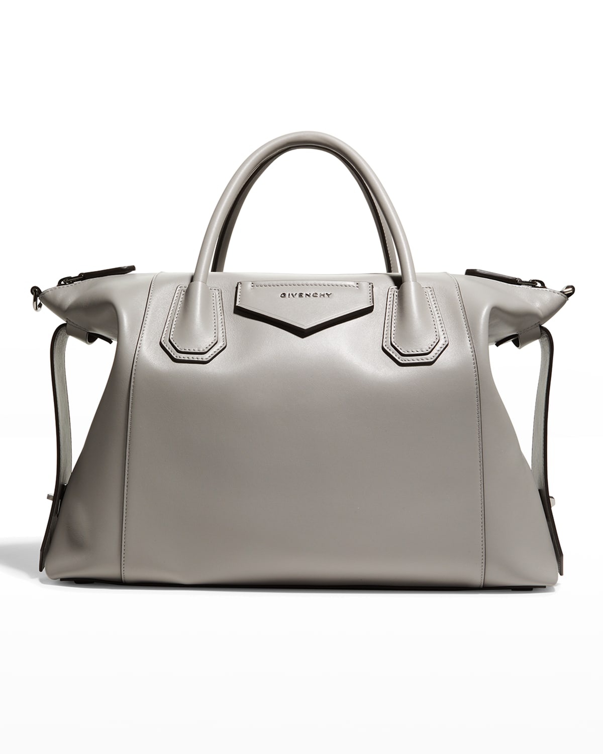 charcoal grey leather handbags