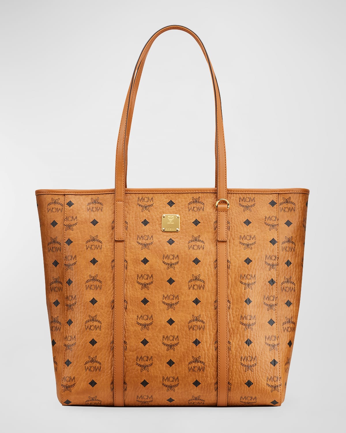 MCM Leather Tote Bag Taschen Totes 