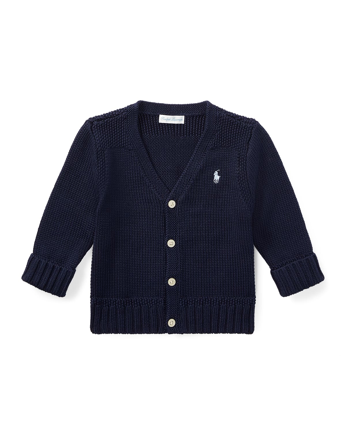Ralph Lauren Childrenswear Boy's Cardigan, Size 3-24 Months