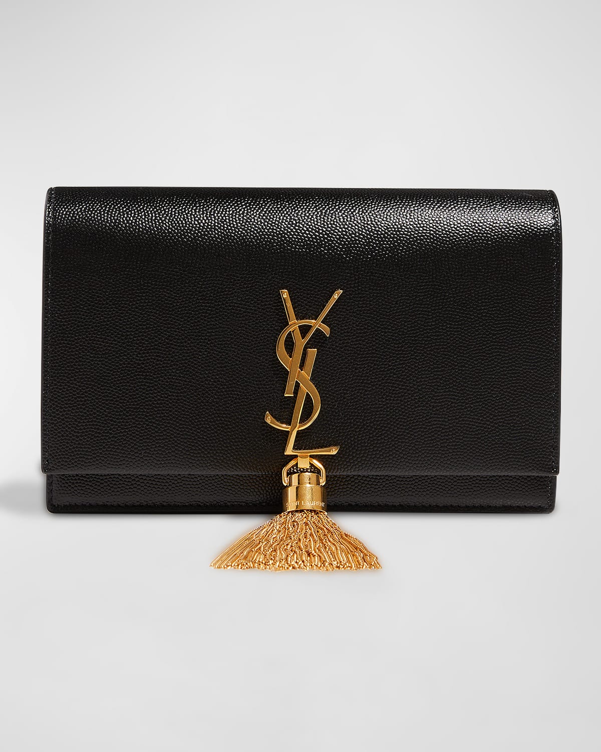 kate ysl monogram leather chain wallet bag