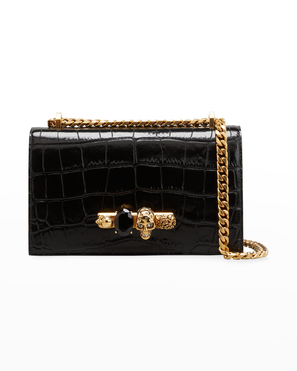 Alexander McQueen Jeweled Satchel Bag