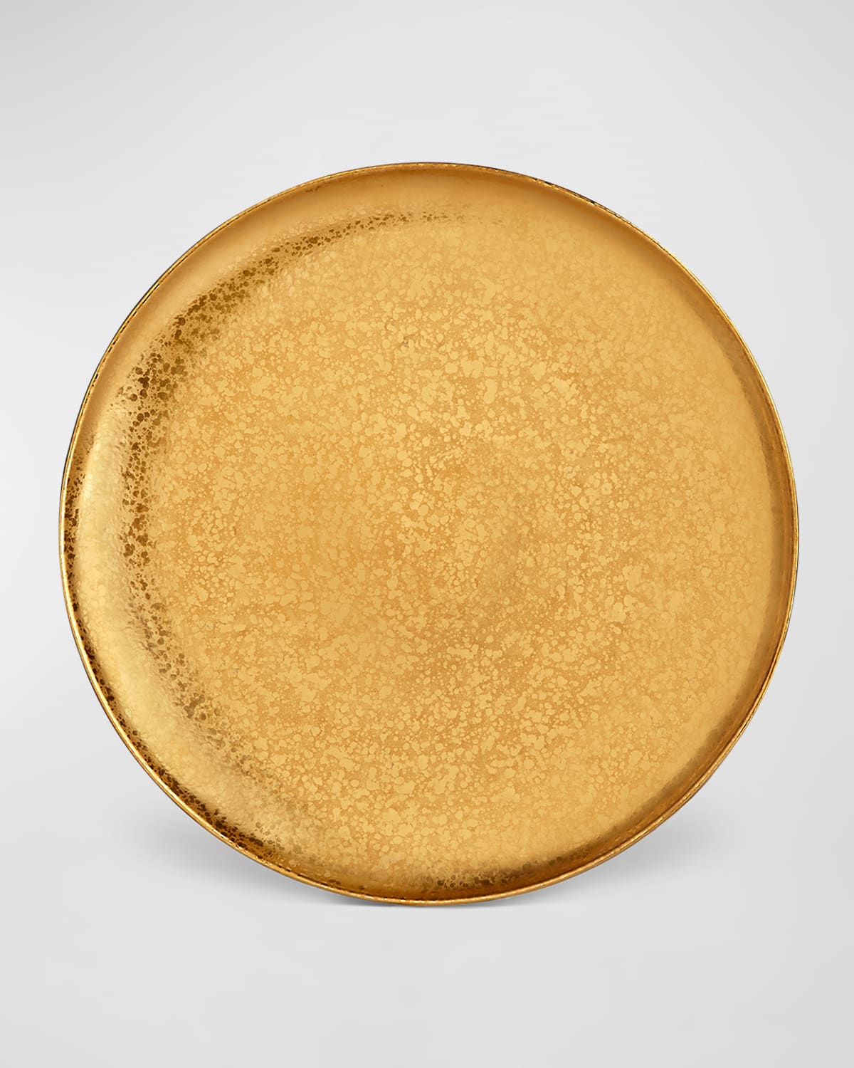 L 'Objet Alchimie 24K Gold-Plated Charger