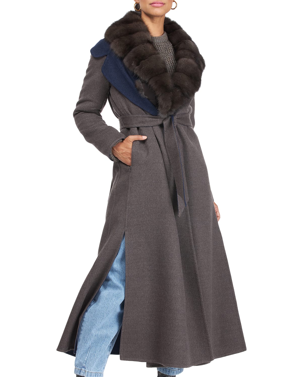 Cashmere Blend Wool Coat | Neiman Marcus