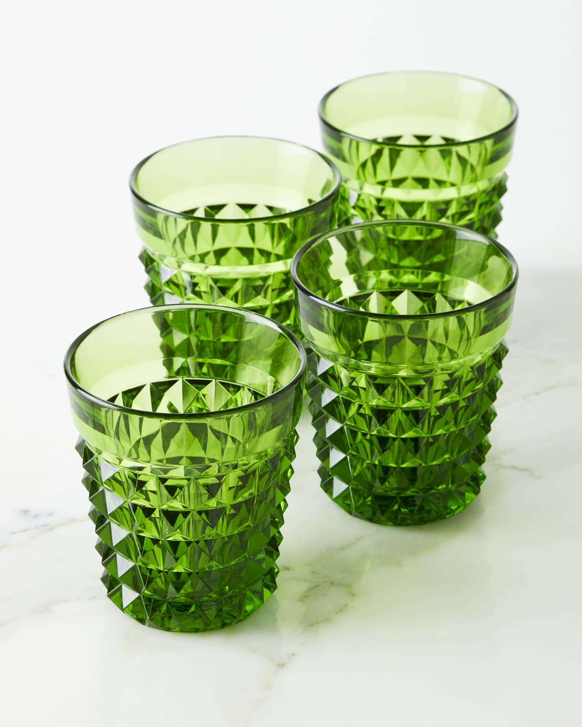 Mario Luca Giusti Palazzo Green Tumblers, Set of 4