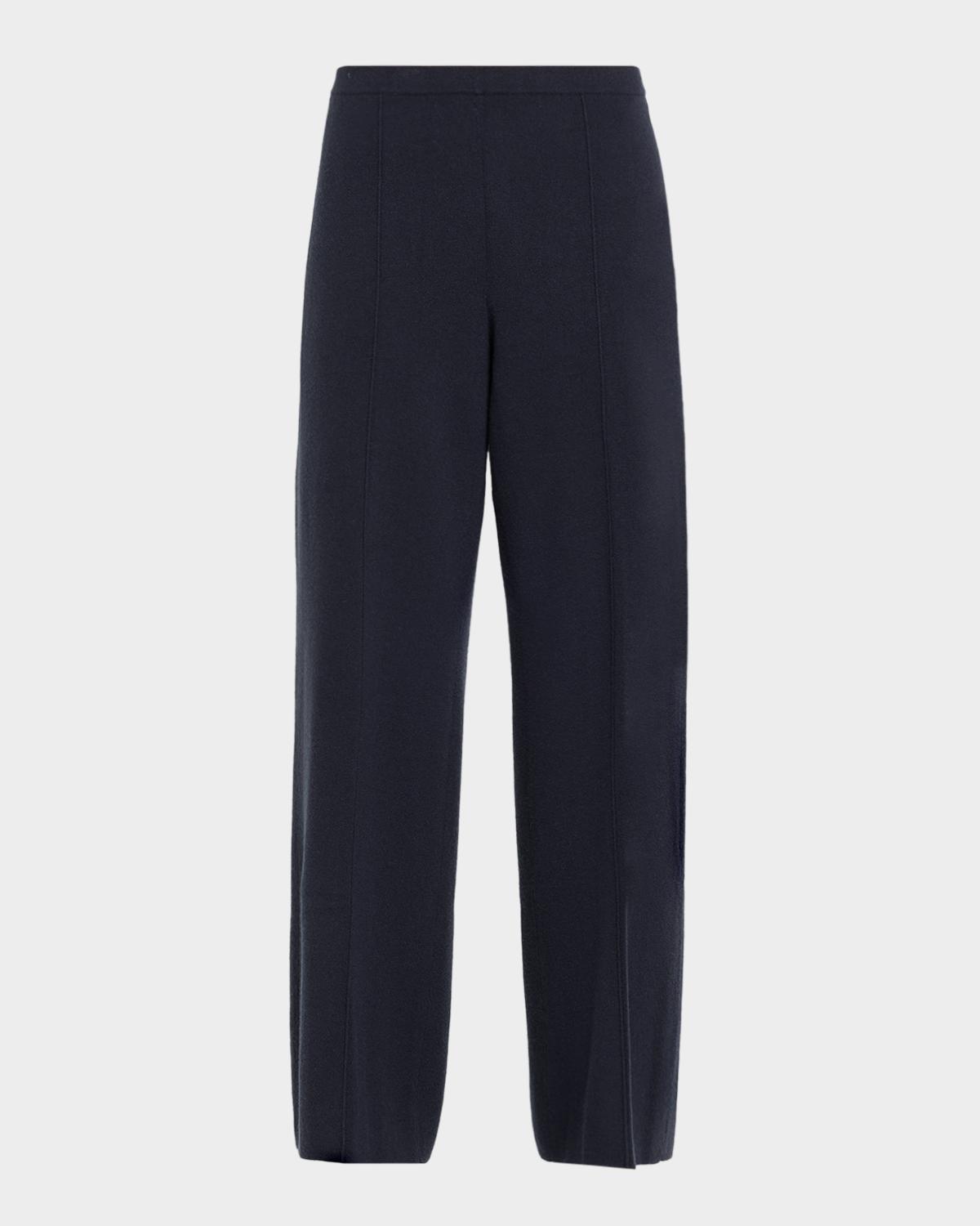 Lafayette 148 New York Cashmere Double-Knit Pull-On Pants
