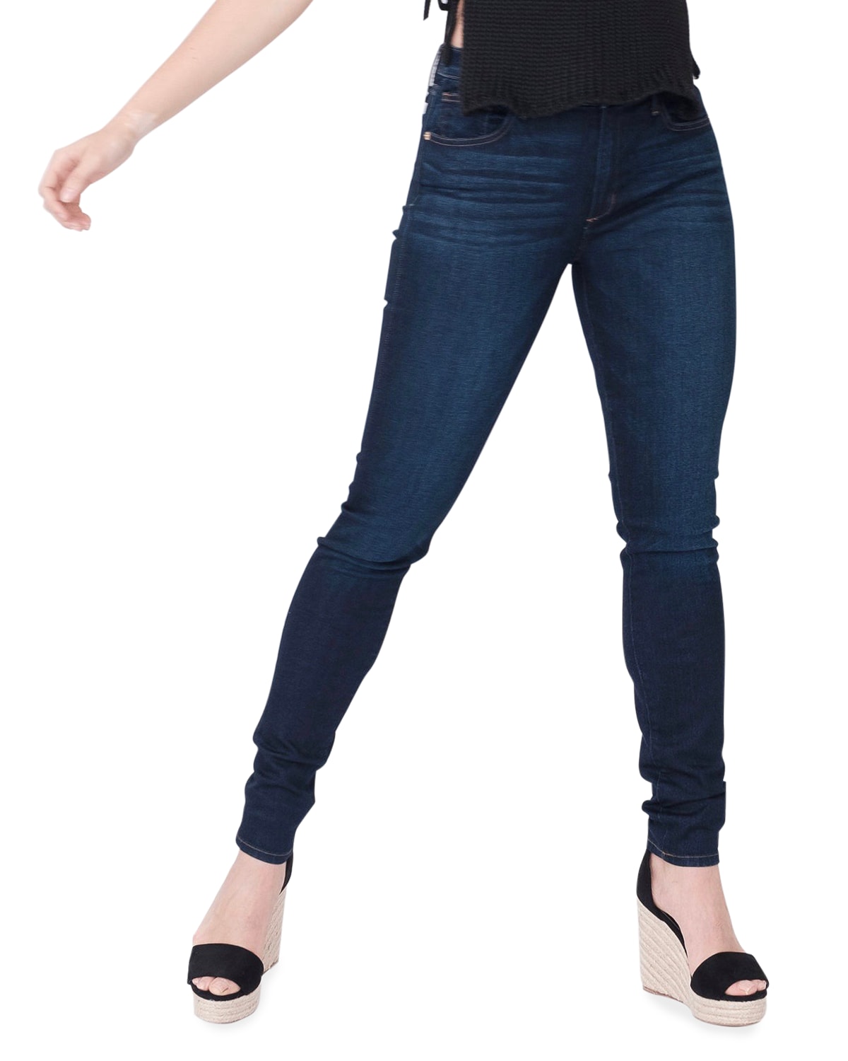 dark indigo denim jeans