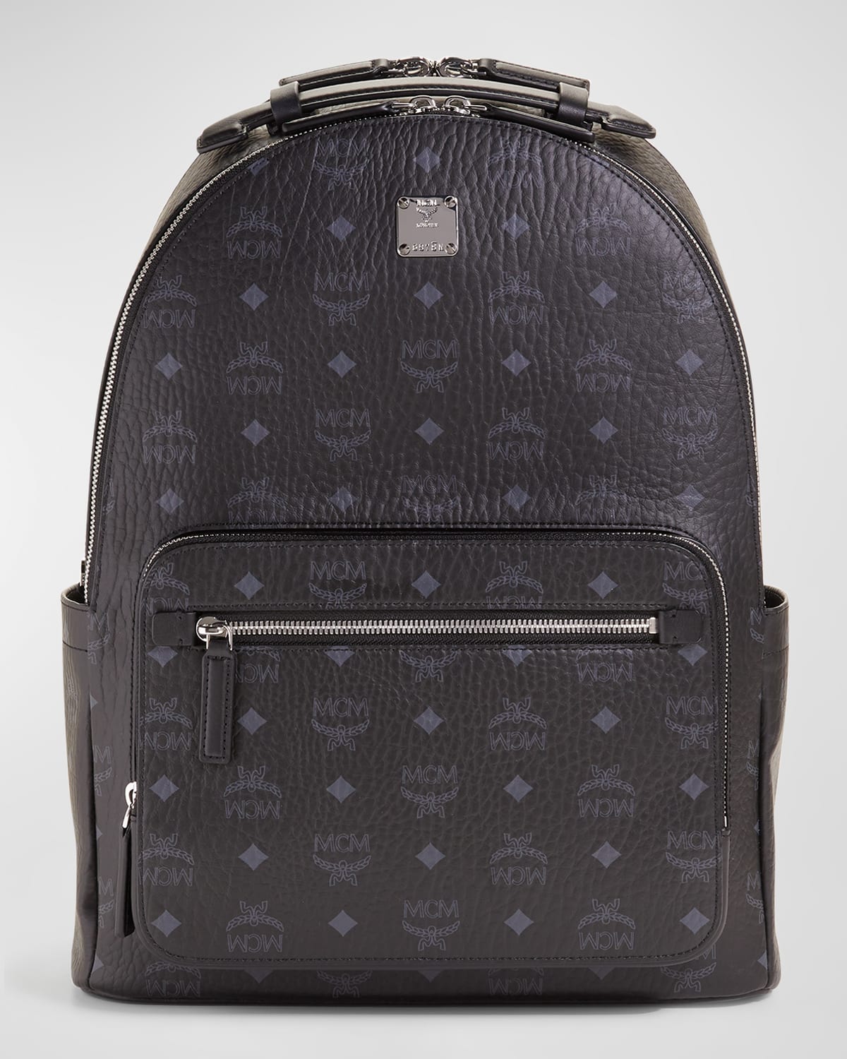 MCM Stark Logo Visetos Backpack | Neiman Marcus