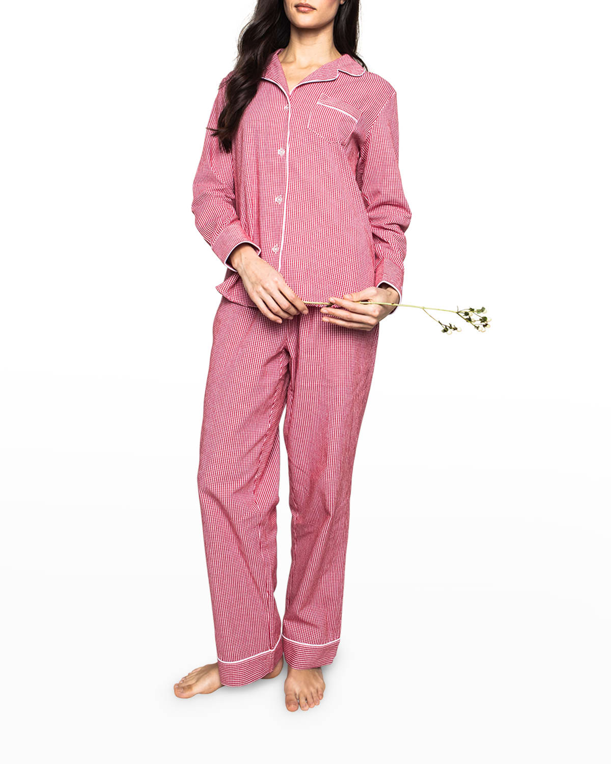 Cotton Pajama Set Neiman Marcus
