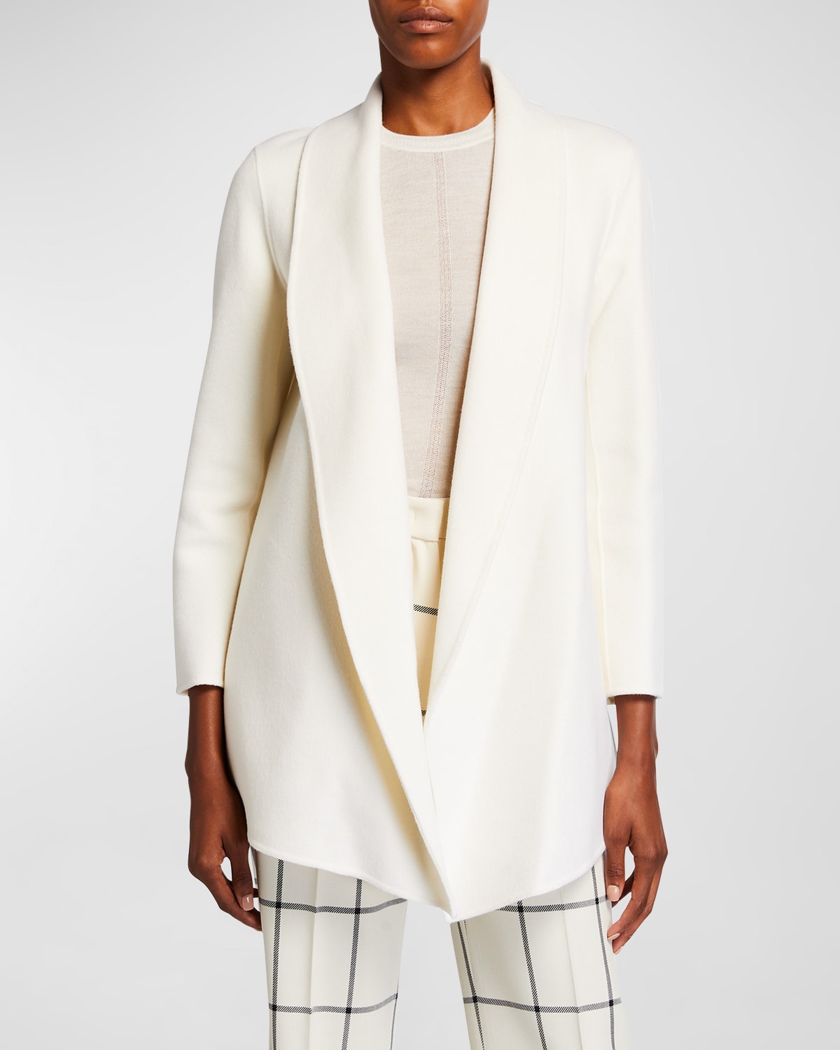 Double Face Wool Blend Coat | Neiman Marcus