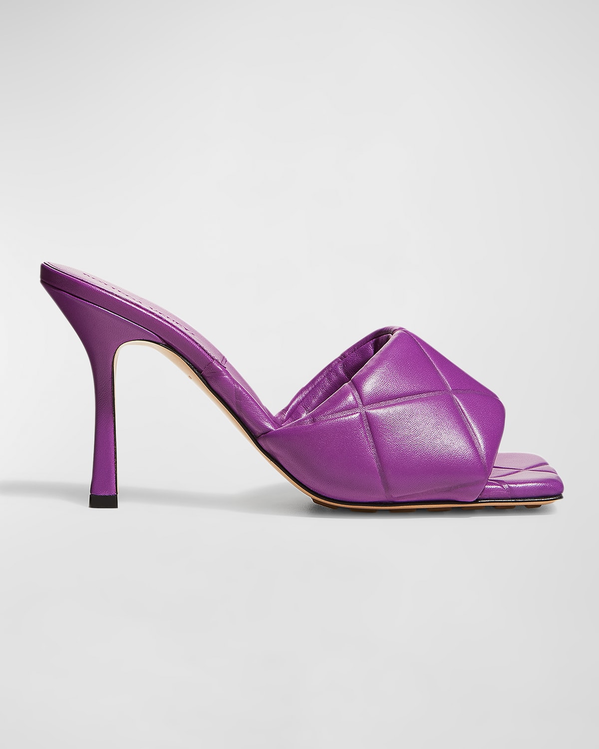 Bottega Veneta Women's Quilted High Heel Slide Sandals | Smart Closet