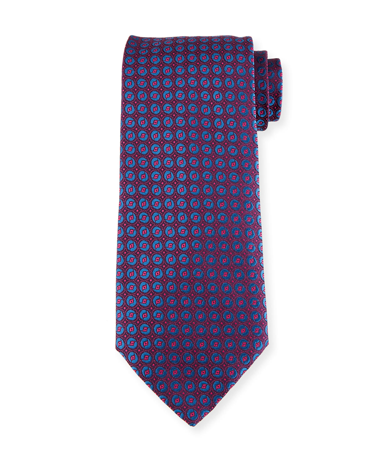 Purple Geometric Tie | Neiman Marcus