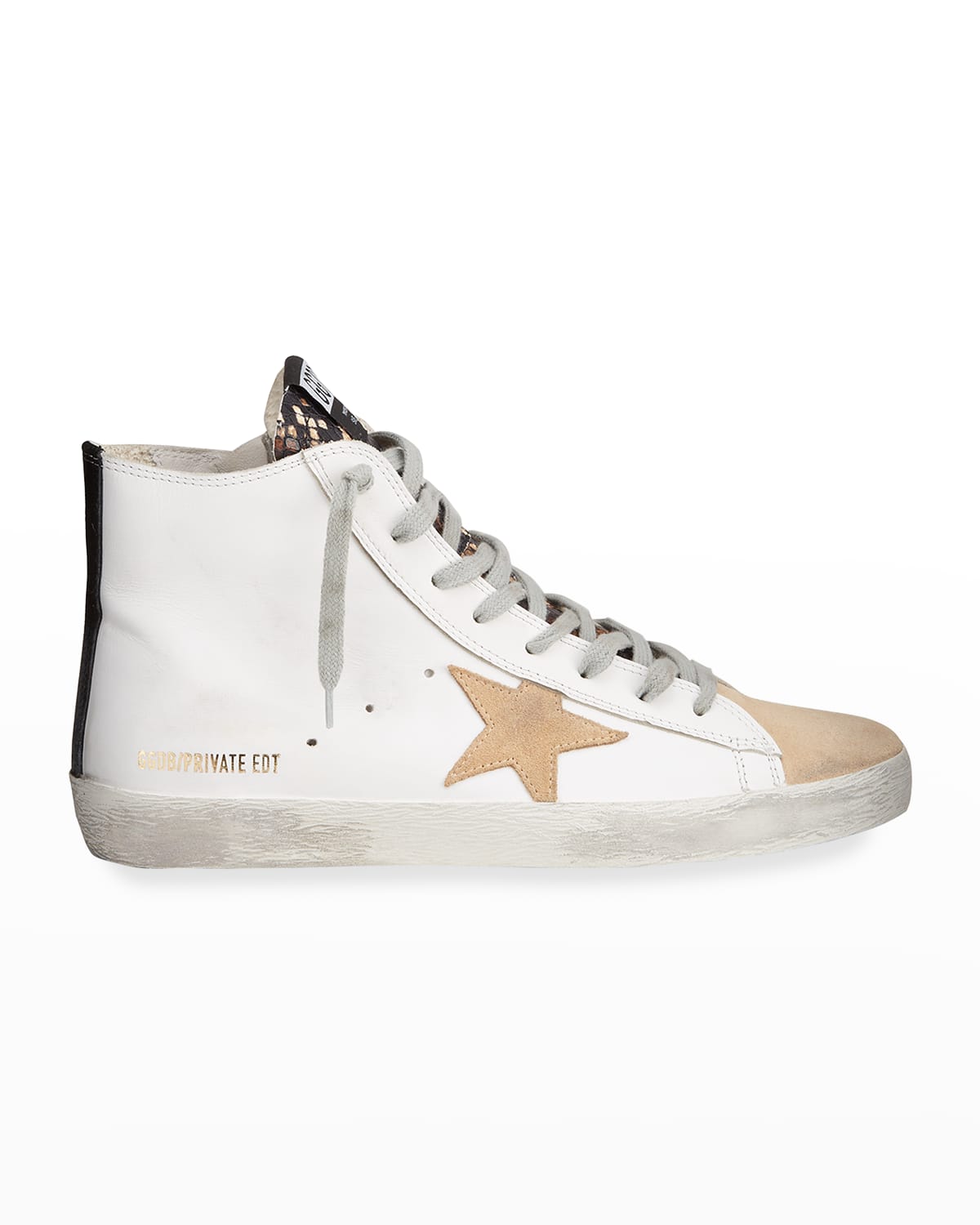 Golden Goose Slide Sequined Leopard High-Top Sneakers | Neiman Marcus