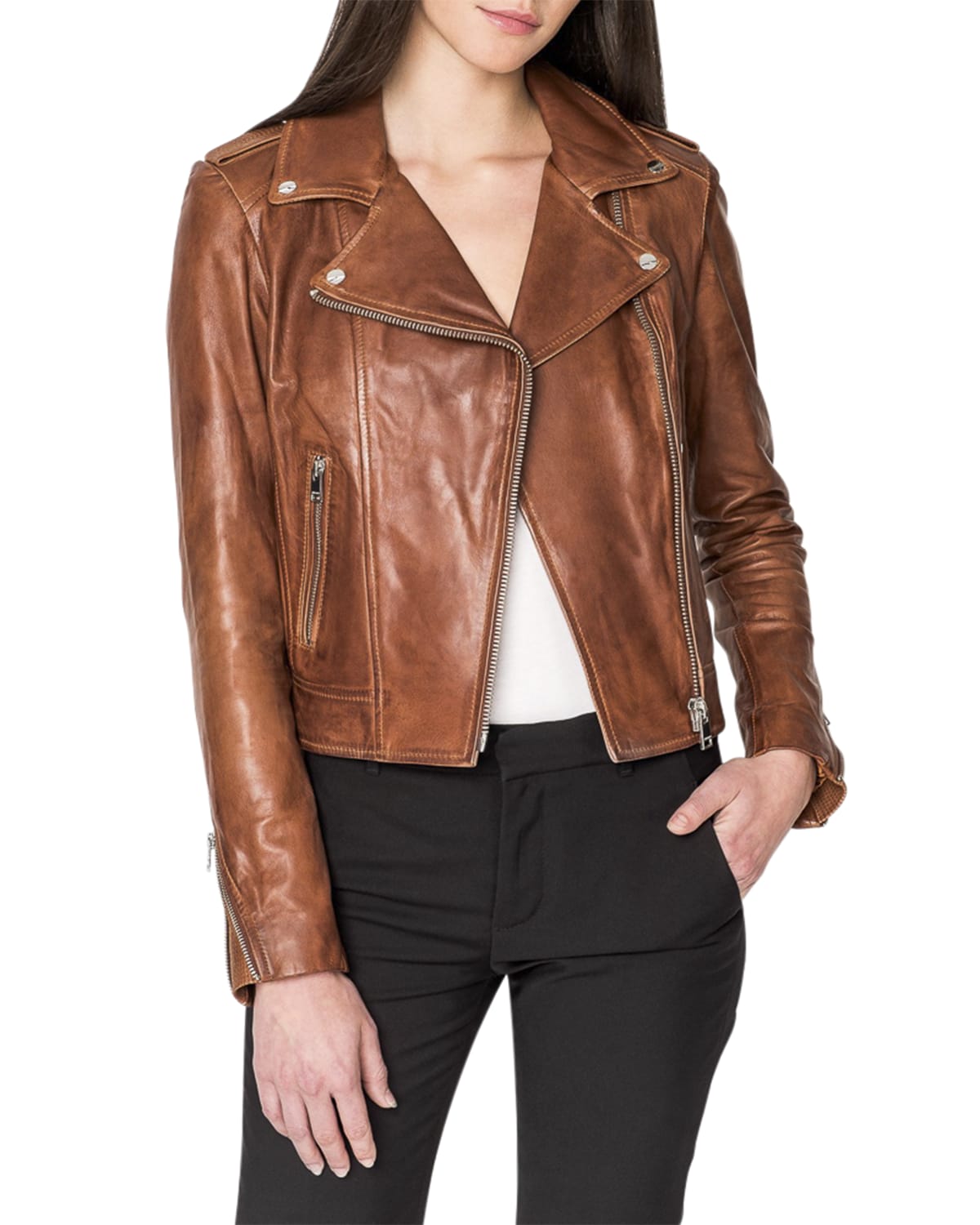 Womens Leather Jacket | Neiman Marcus