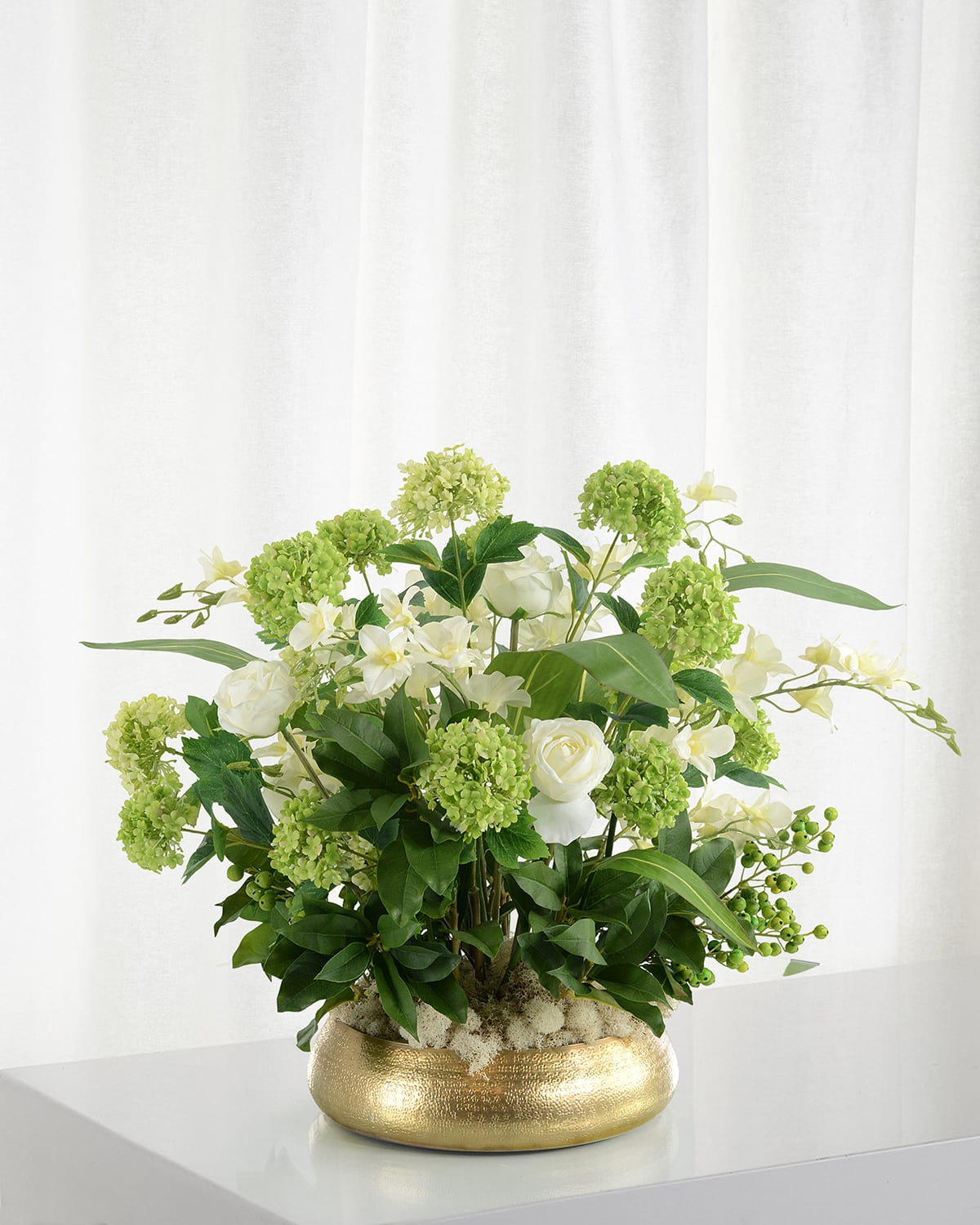 JohnRichard Collection Artichokes and Orchids Floral Arrangement Neiman Marcus