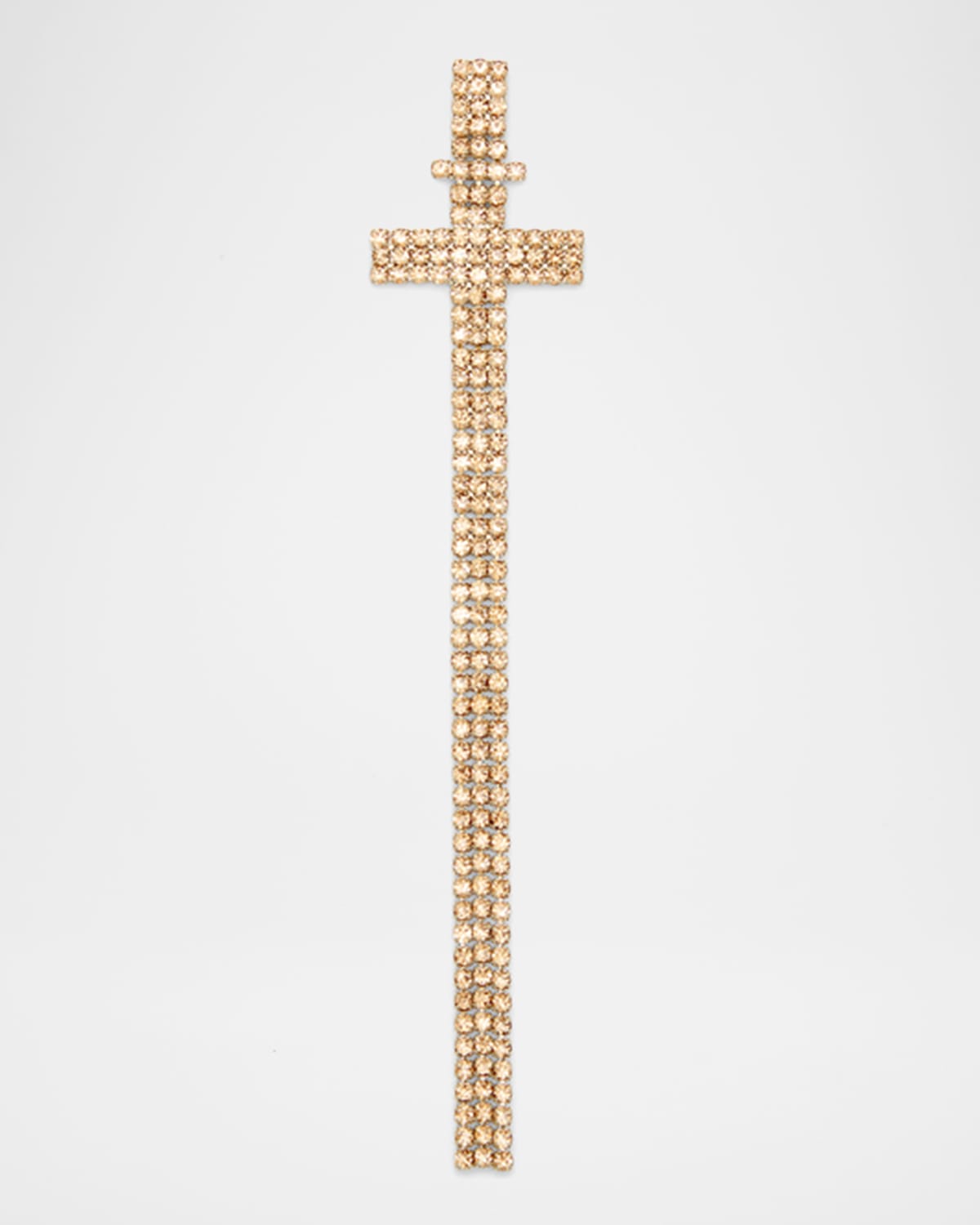 Retrofete Rhinestone Alphabet Earring, Single