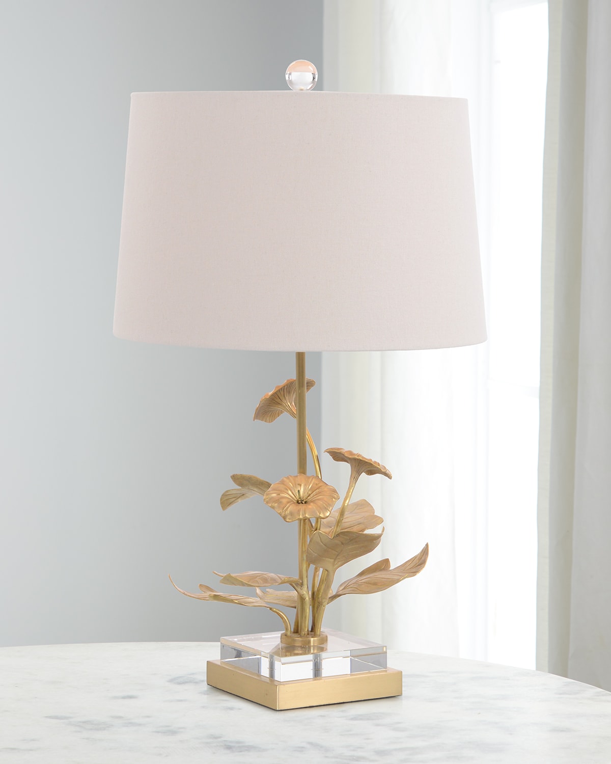 JohnRichard Collection Half Moon Table Lamp Neiman Marcus