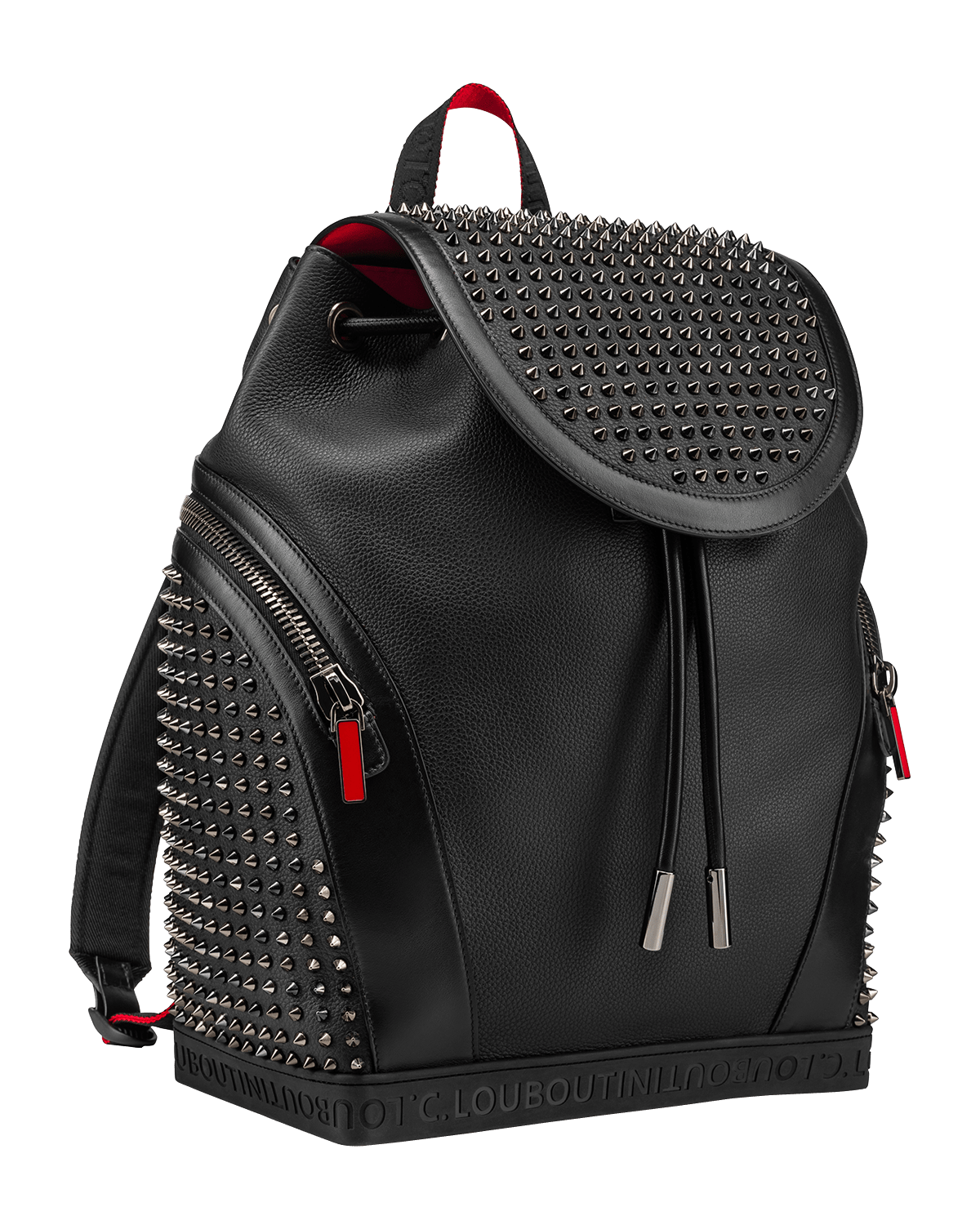 Christian Louboutin Men's Explorafunk Small Calf Empire Spikes Backpack