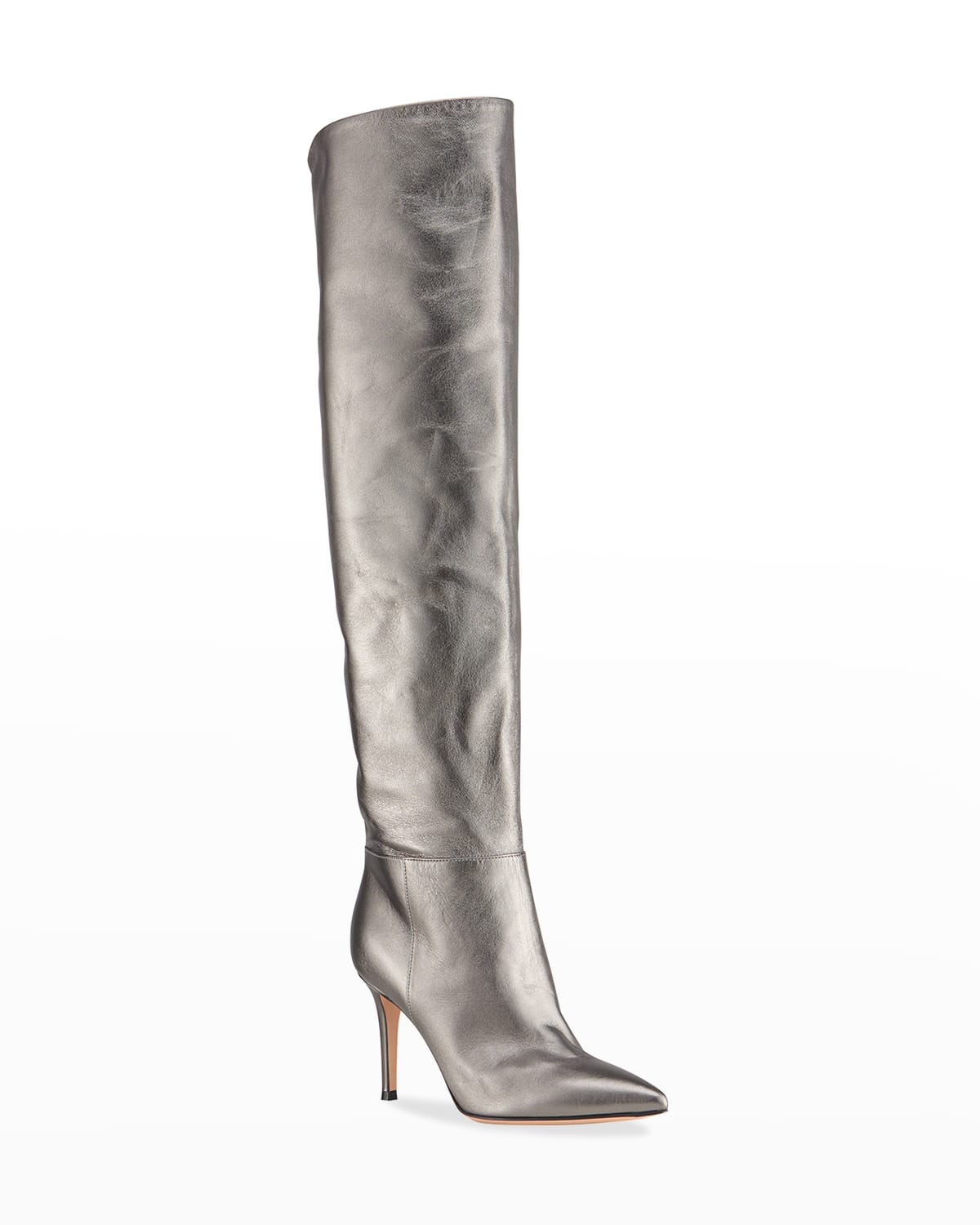 gianvito rossi 85mm leather knee boots