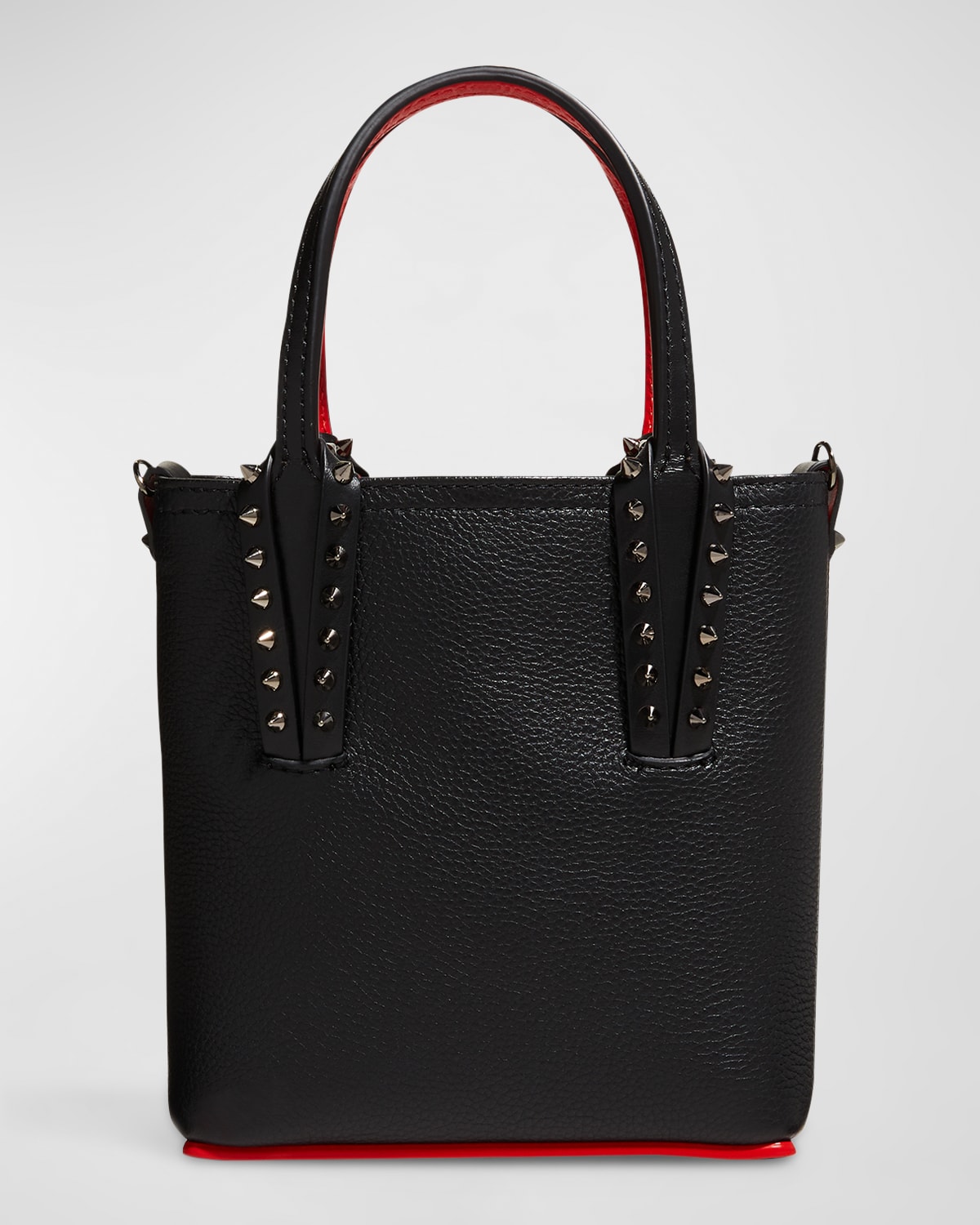 Christian Louboutin Cabata N/S Mini Tote in Grained Leather