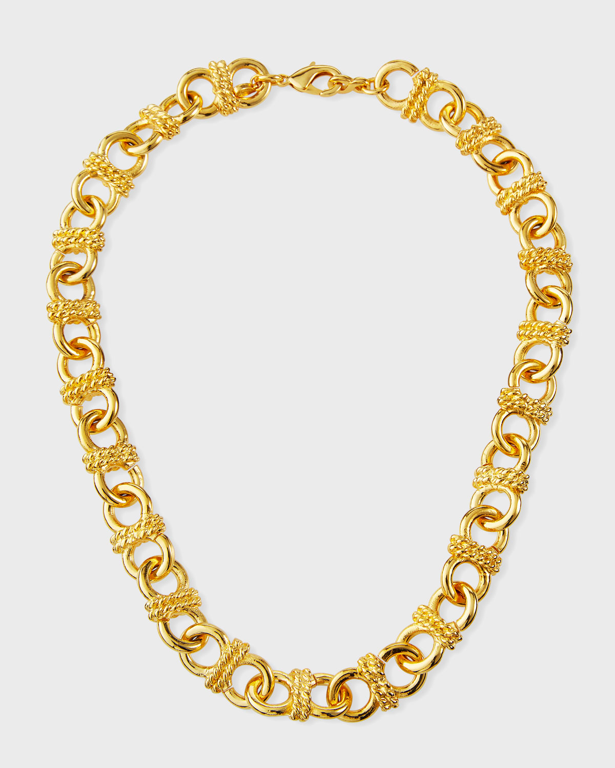 Kenneth Jay Lane Knotted Chain Necklace