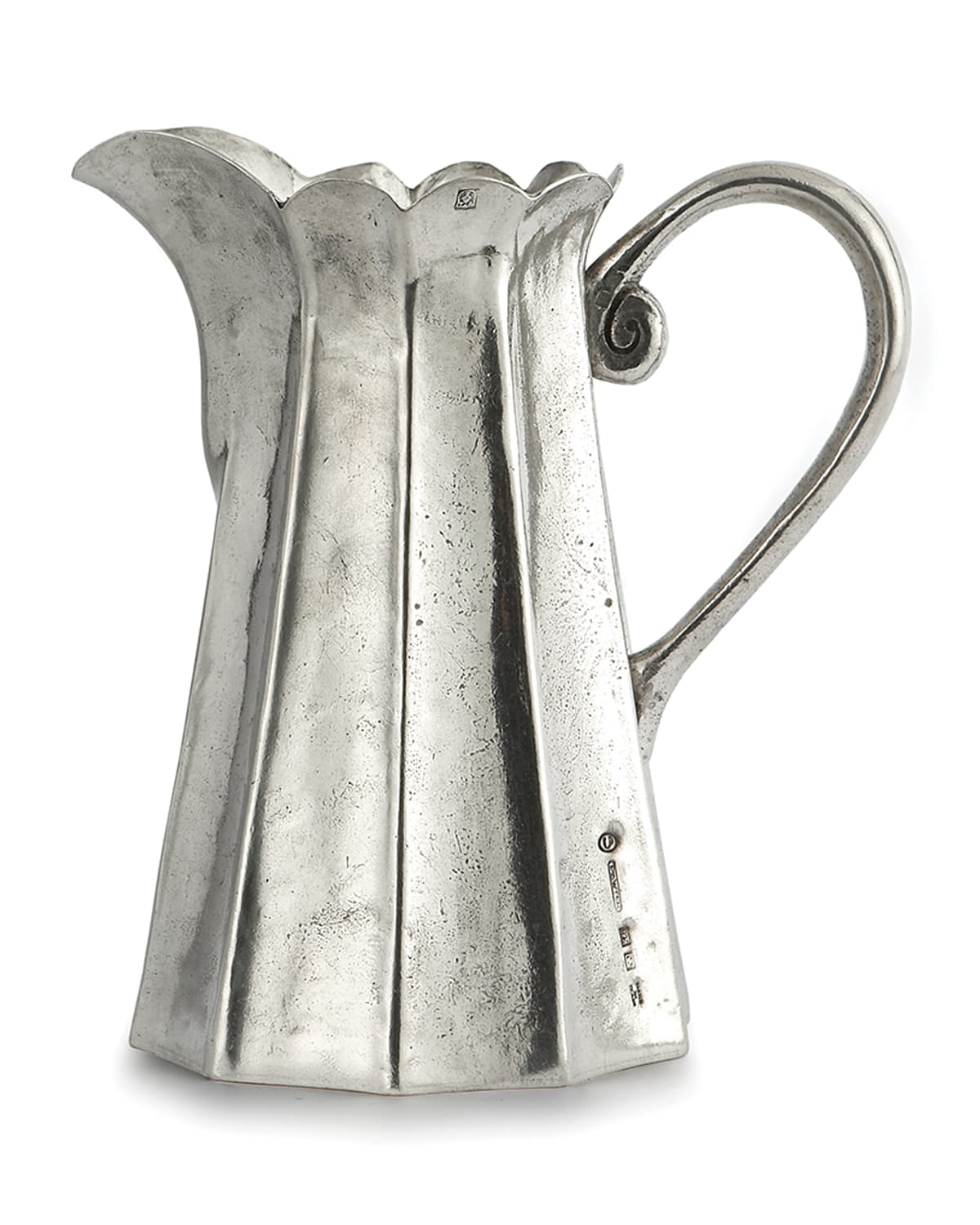 Arte Italica Vintage Tall Scalloped Pitcher