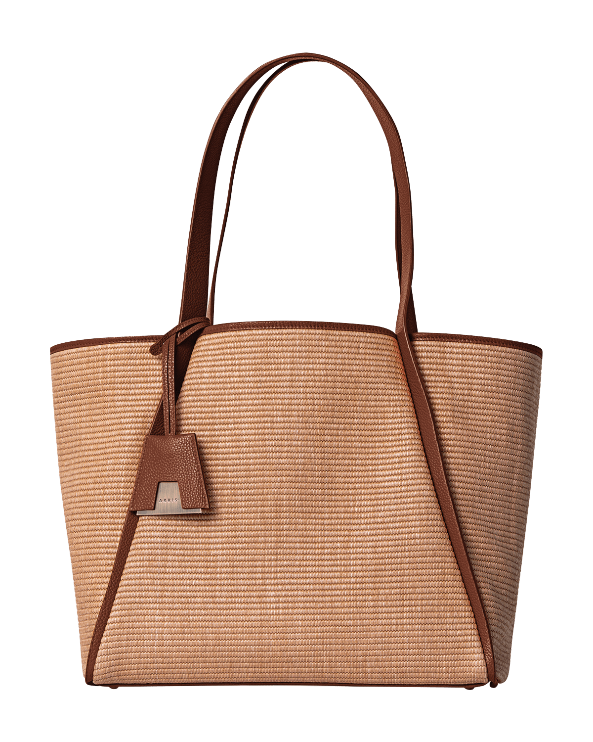 Akris Alexa Medium Raffia Tote Bag