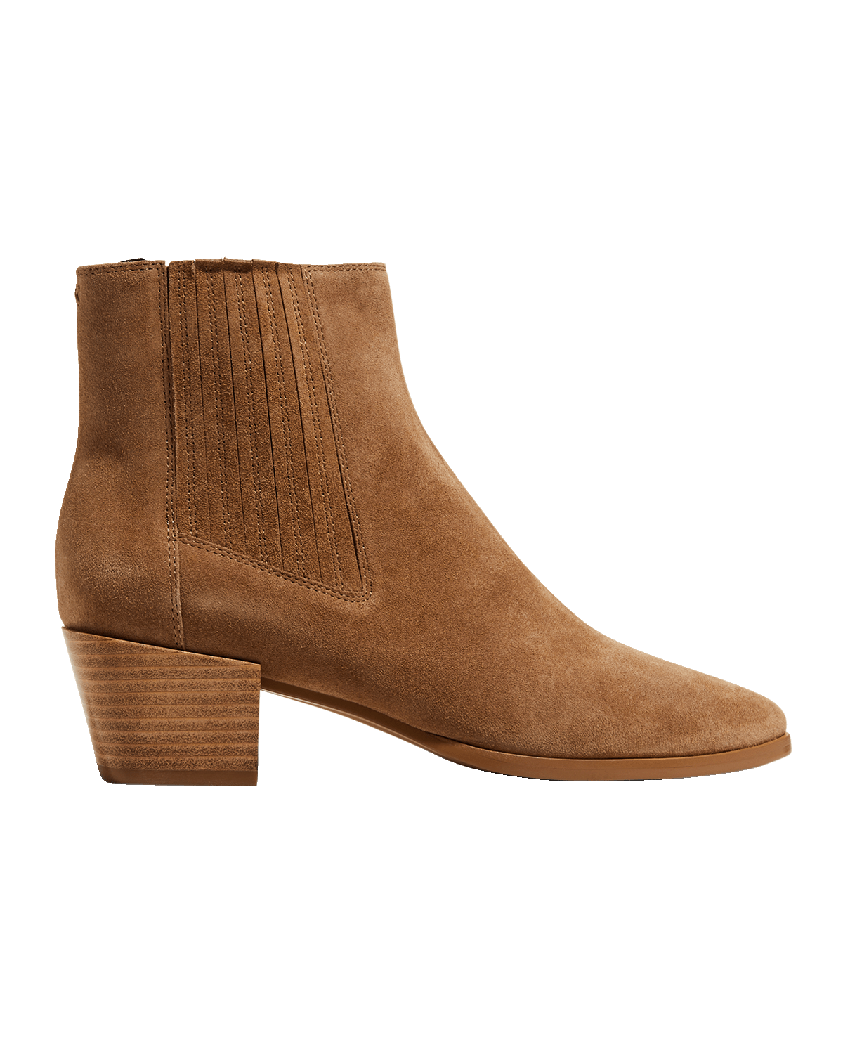 Rag & Bone Rover Pleated Suede High Ankle Boots