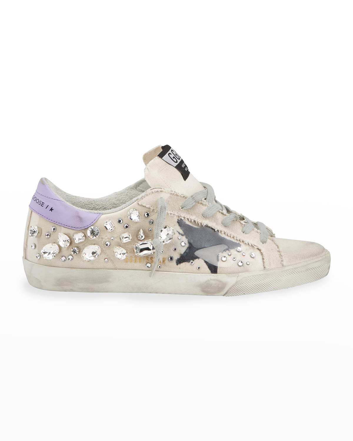 golden goose superstar crystal sneakers