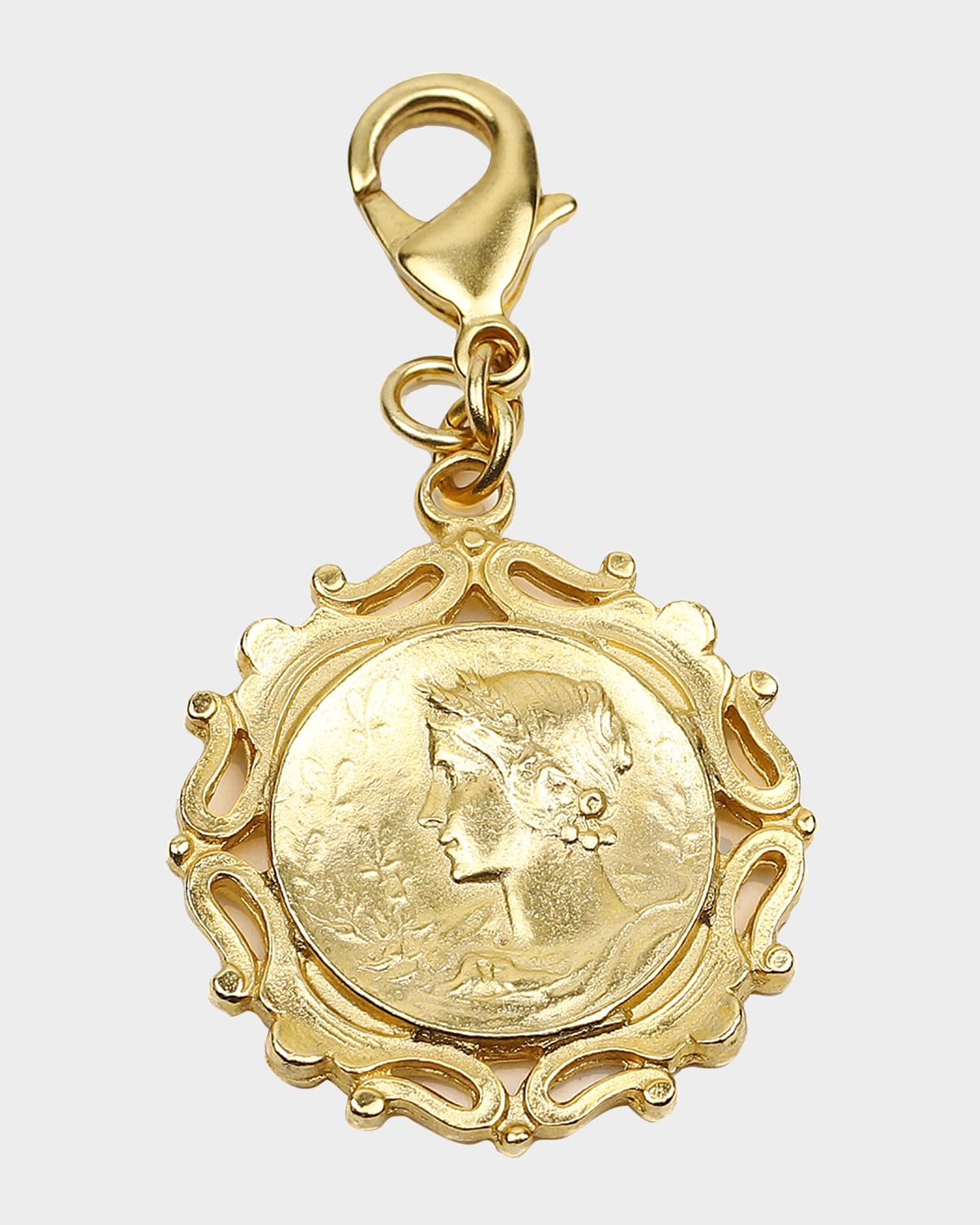 Ben-Amun Roman Coin Chain Locket Charm