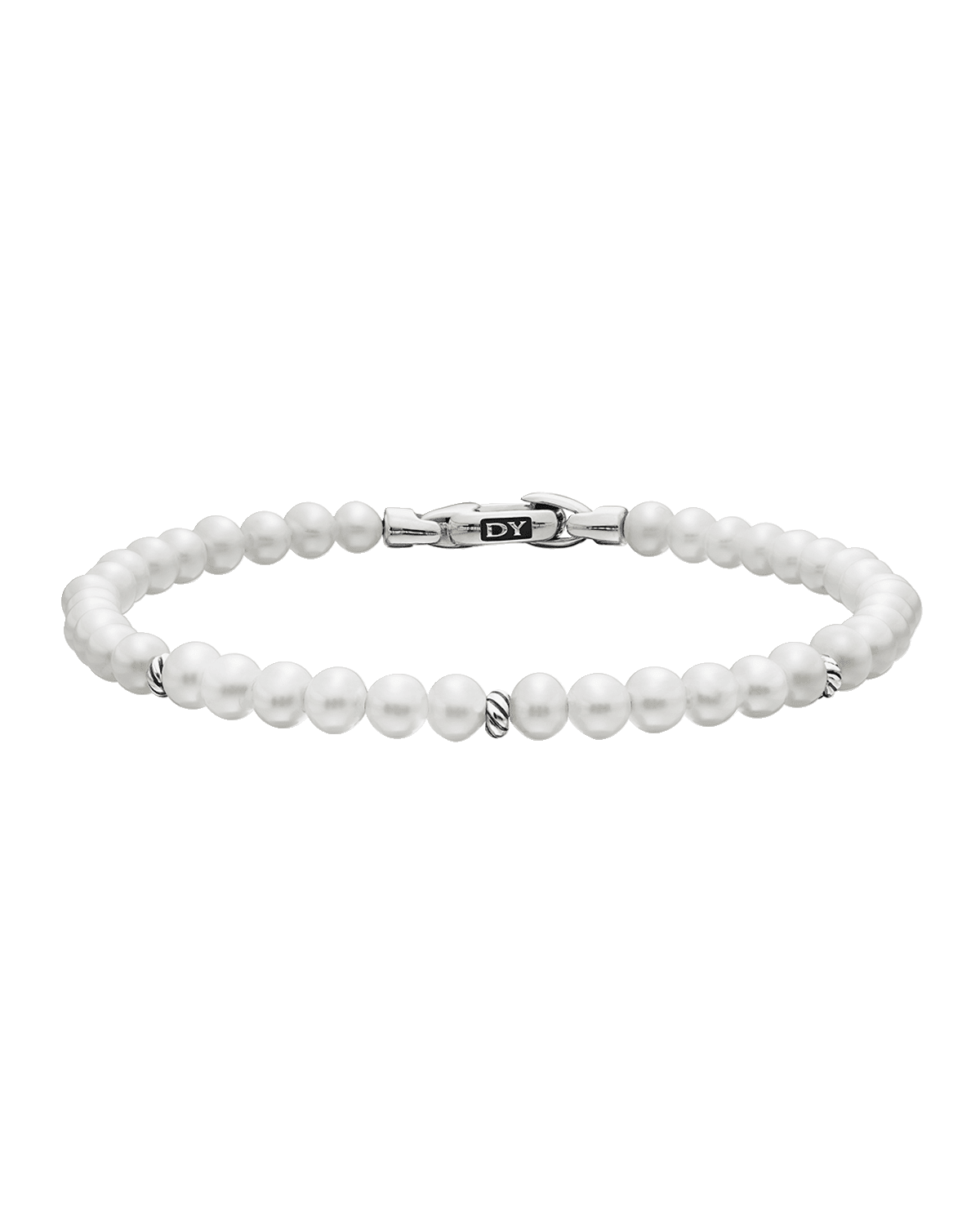 David Yurman 4mm Bijoux Spiritual Beads Bracelet with Silver
