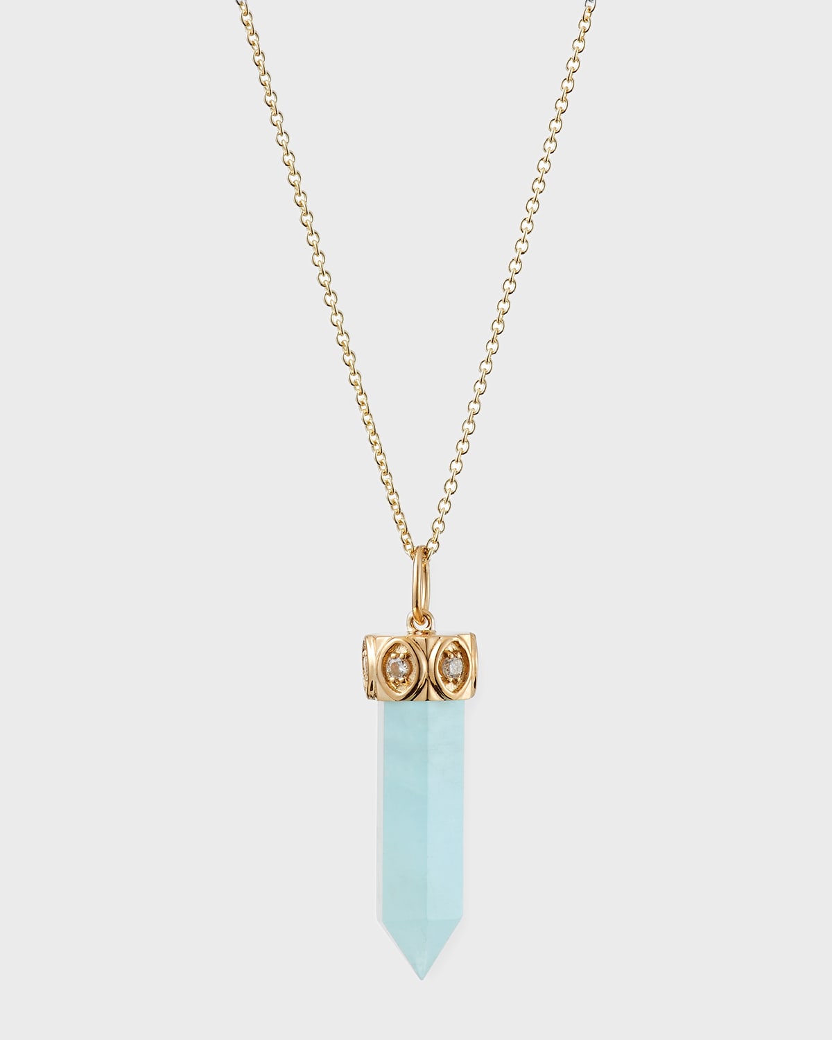 Blue Crystal Necklace Neiman Marcus
