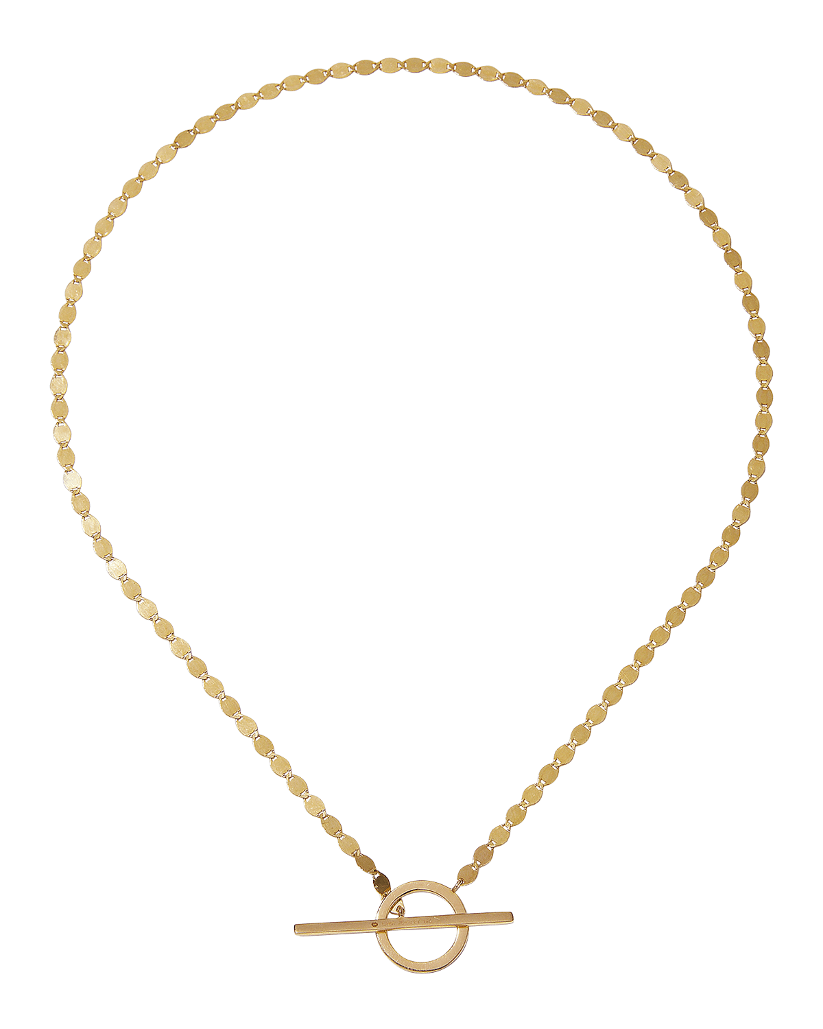 LANA Toggle Nude Chain Necklace