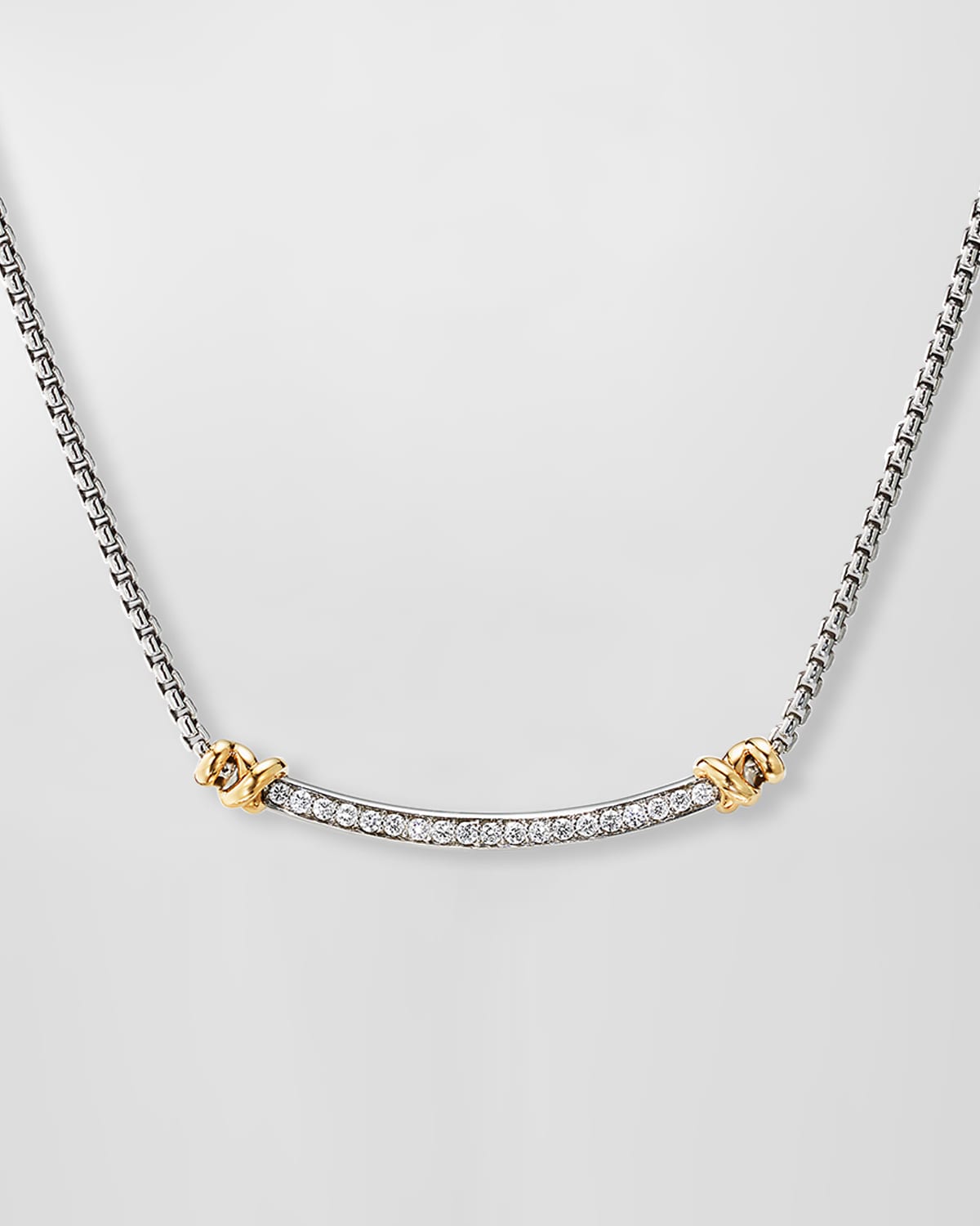 Petite Helena Wrap Diamond Station Necklace